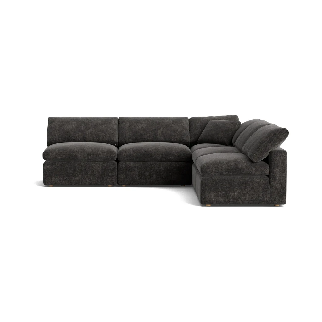 Movie Night™ 5-Piece Modular Sectional Open, Standard, Truffle
