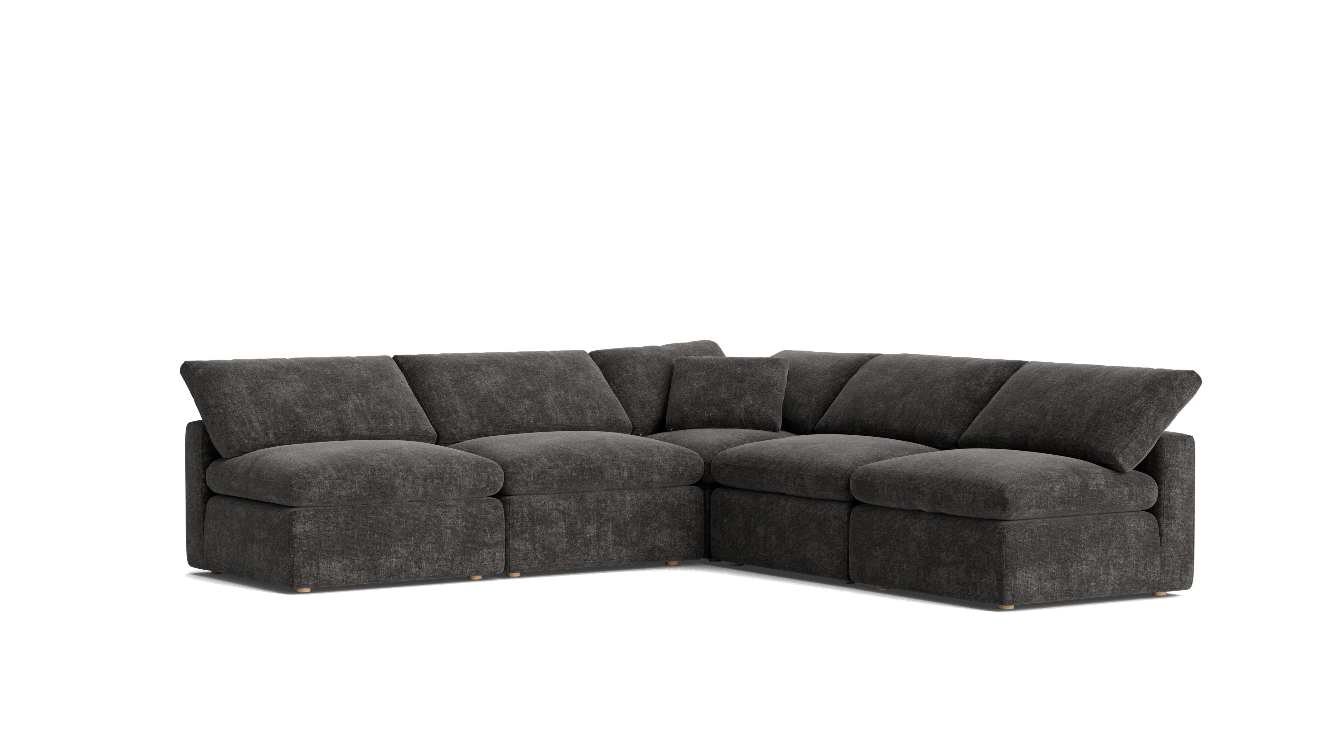 Movie Night™ 5-Piece Modular Sectional Open, Standard, Truffle - Image 3