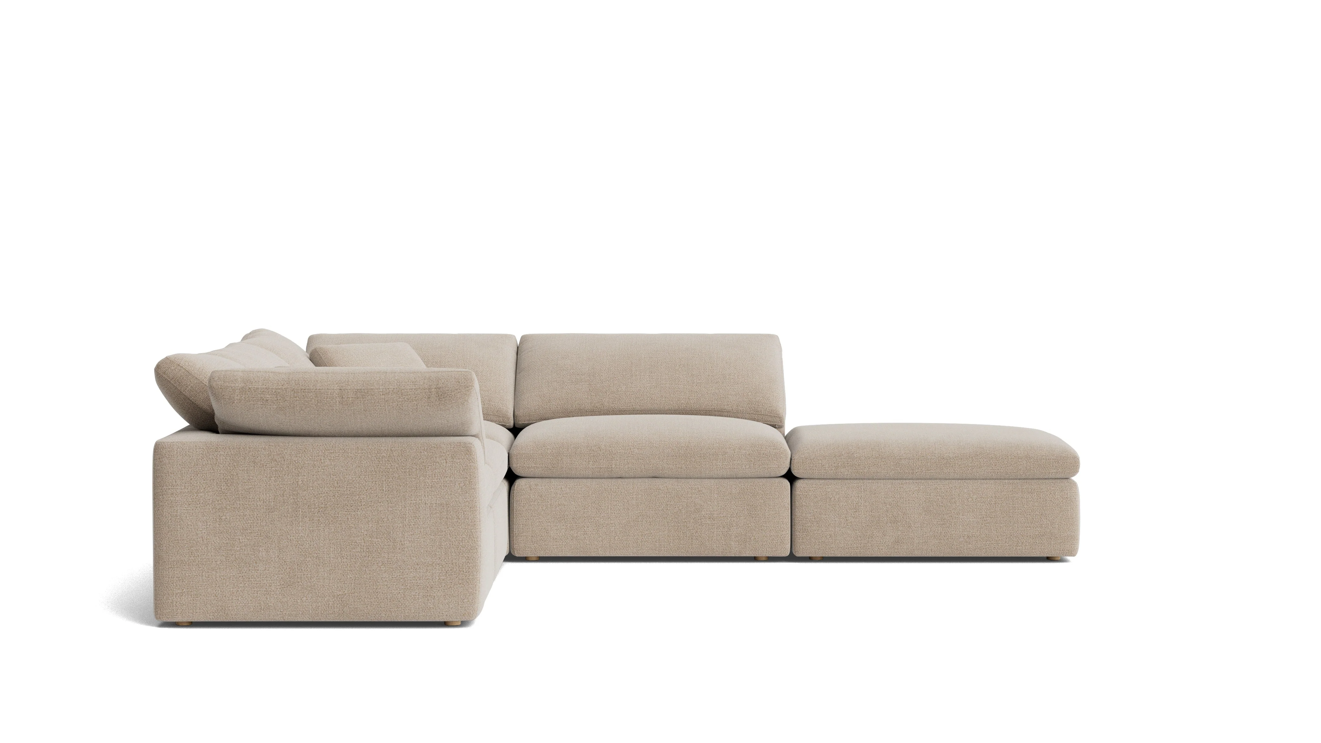 Movie Night™ 5-Piece Modular Sectional, Standard, Champagne - Image 5