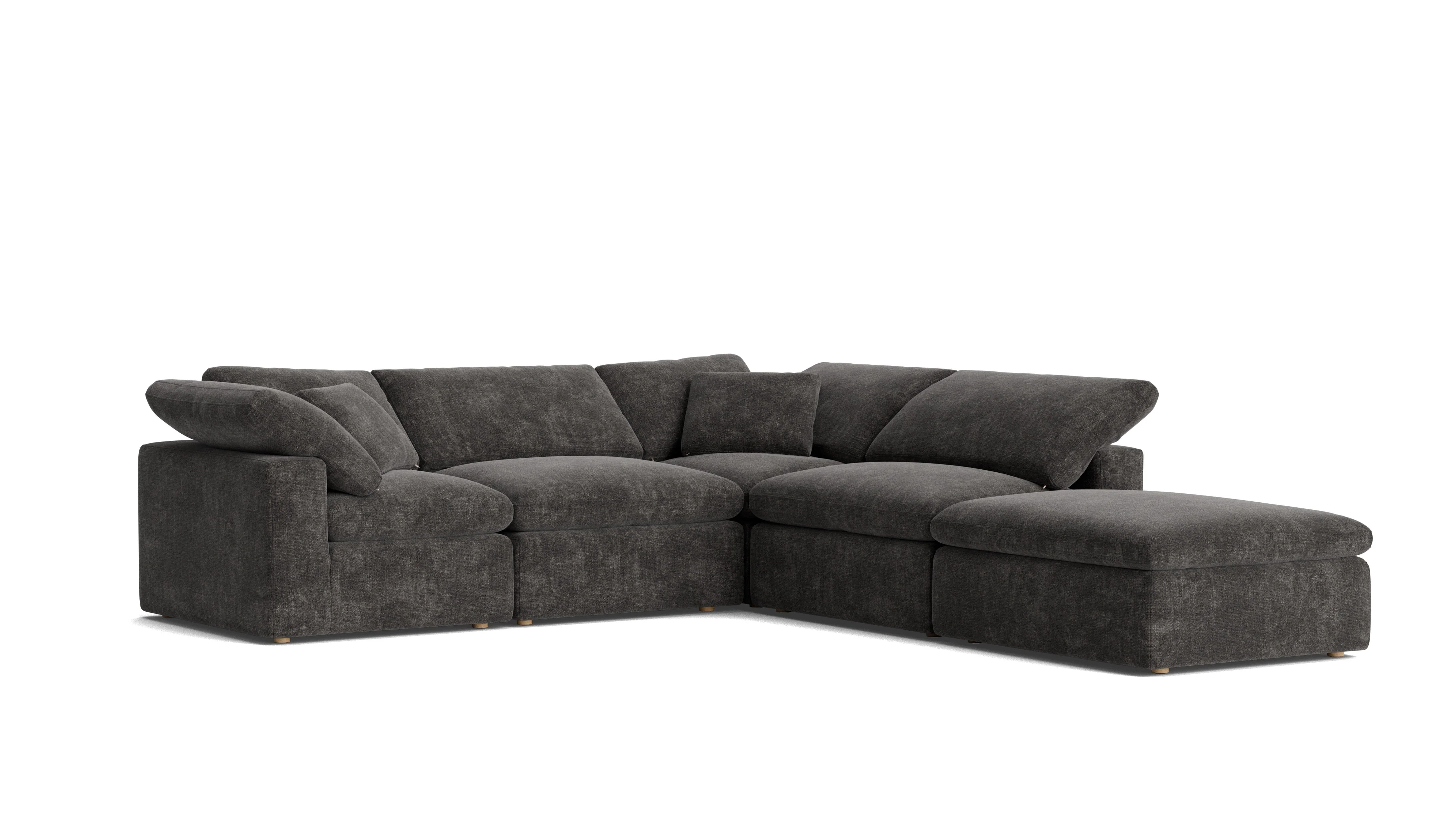 Movie Night™ 5-Piece Modular Sectional, Standard, Truffle - Image 4