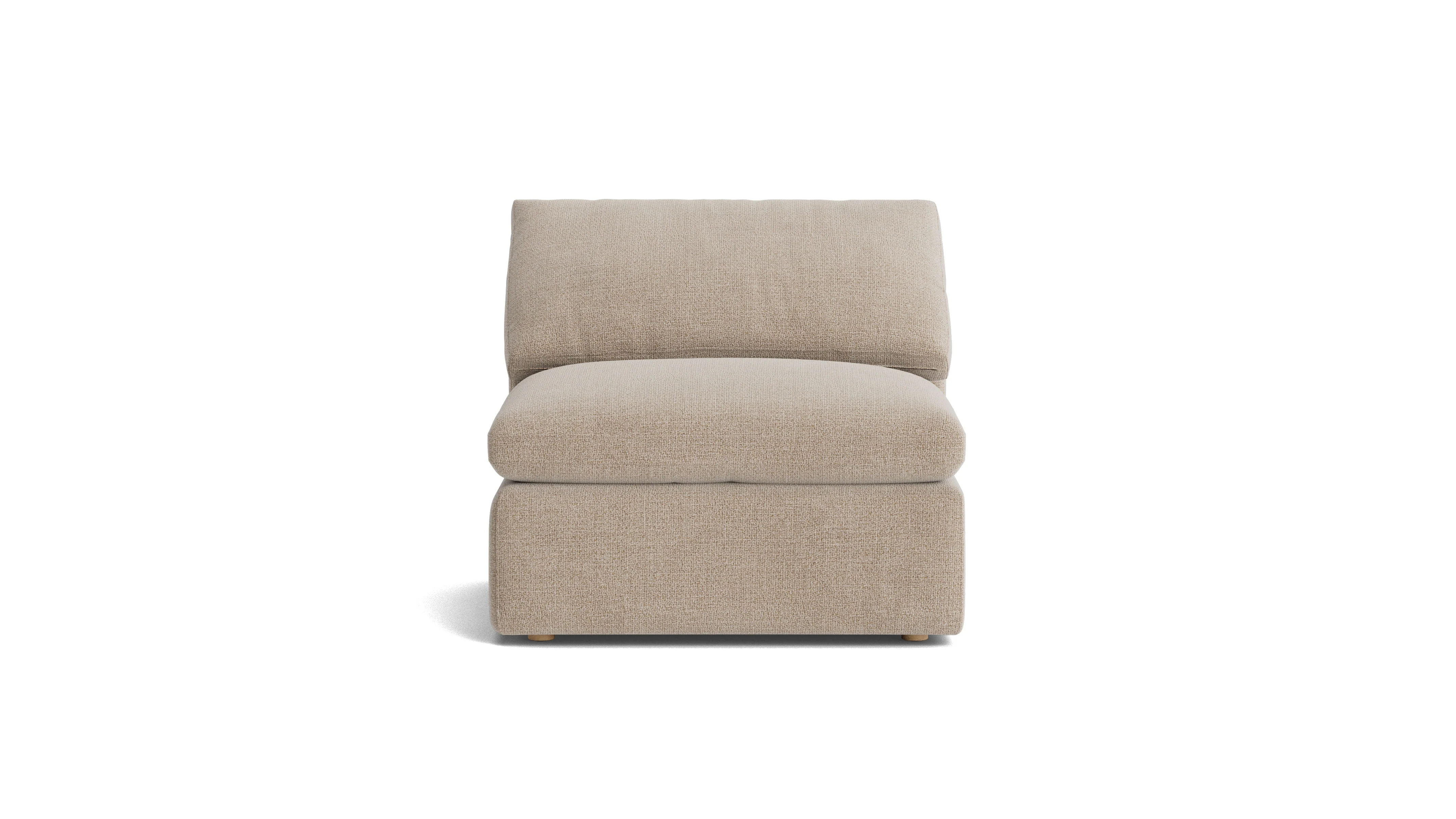 Movie Night™ Armless Chair, Large, Champagne - Image 2