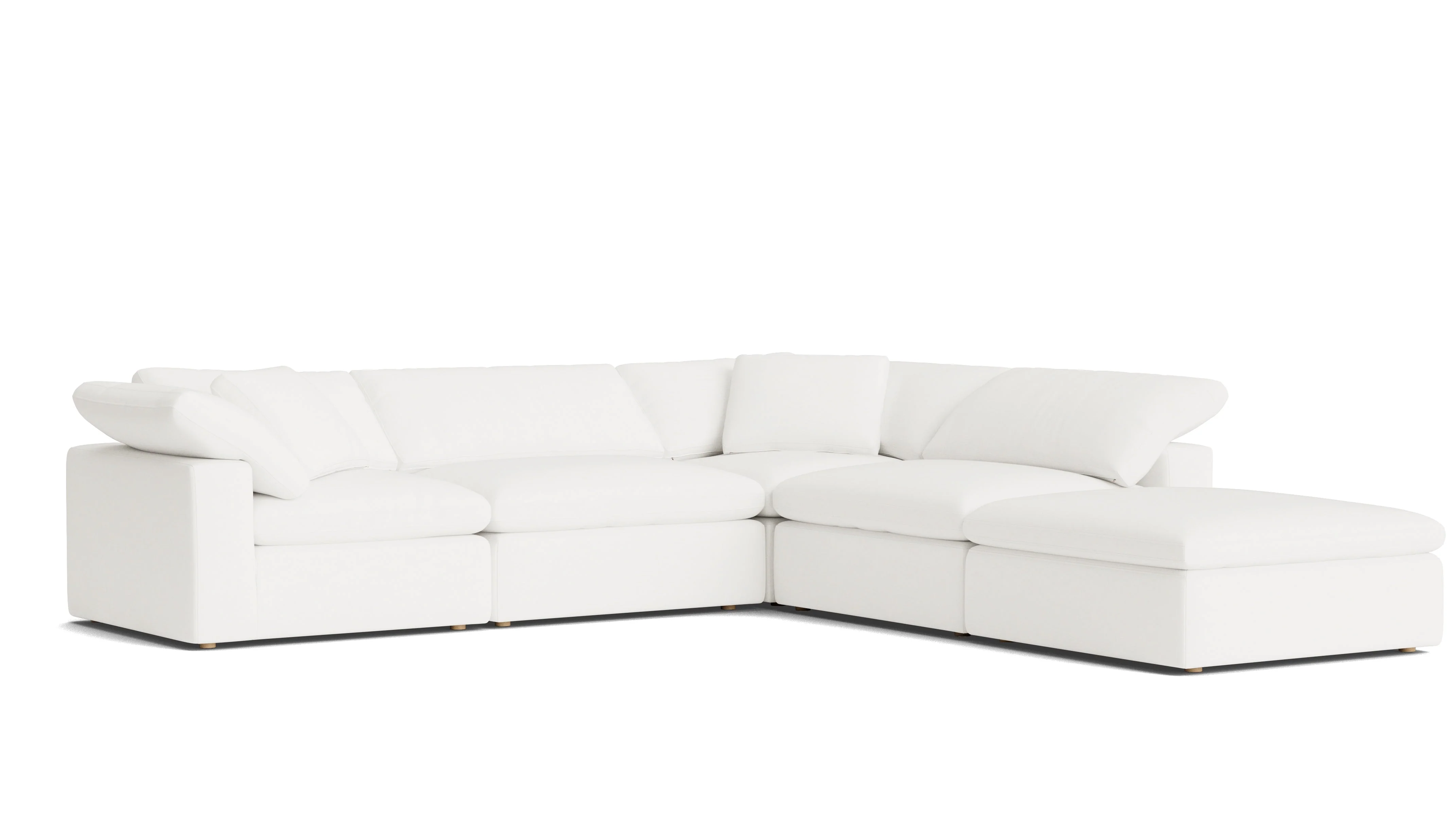 Movie Night™ 5-Piece Modular Sectional, Large, Brie - Image 4