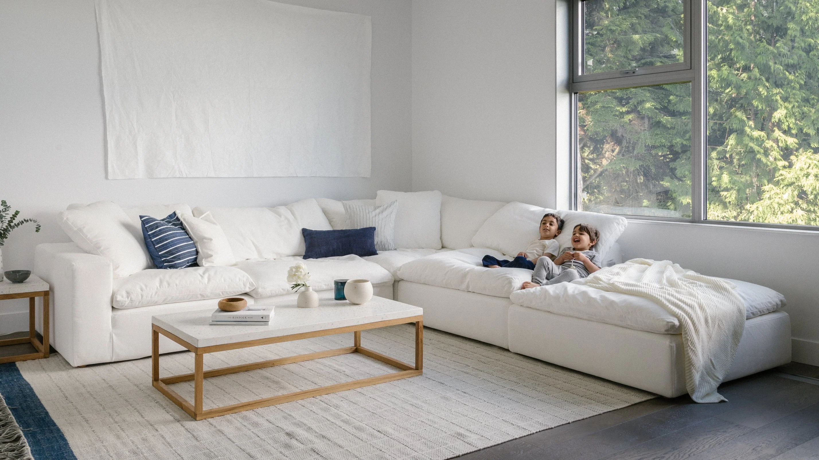 Movie Night™ 5-Piece Modular Sectional, Large, Brie - Image 8
