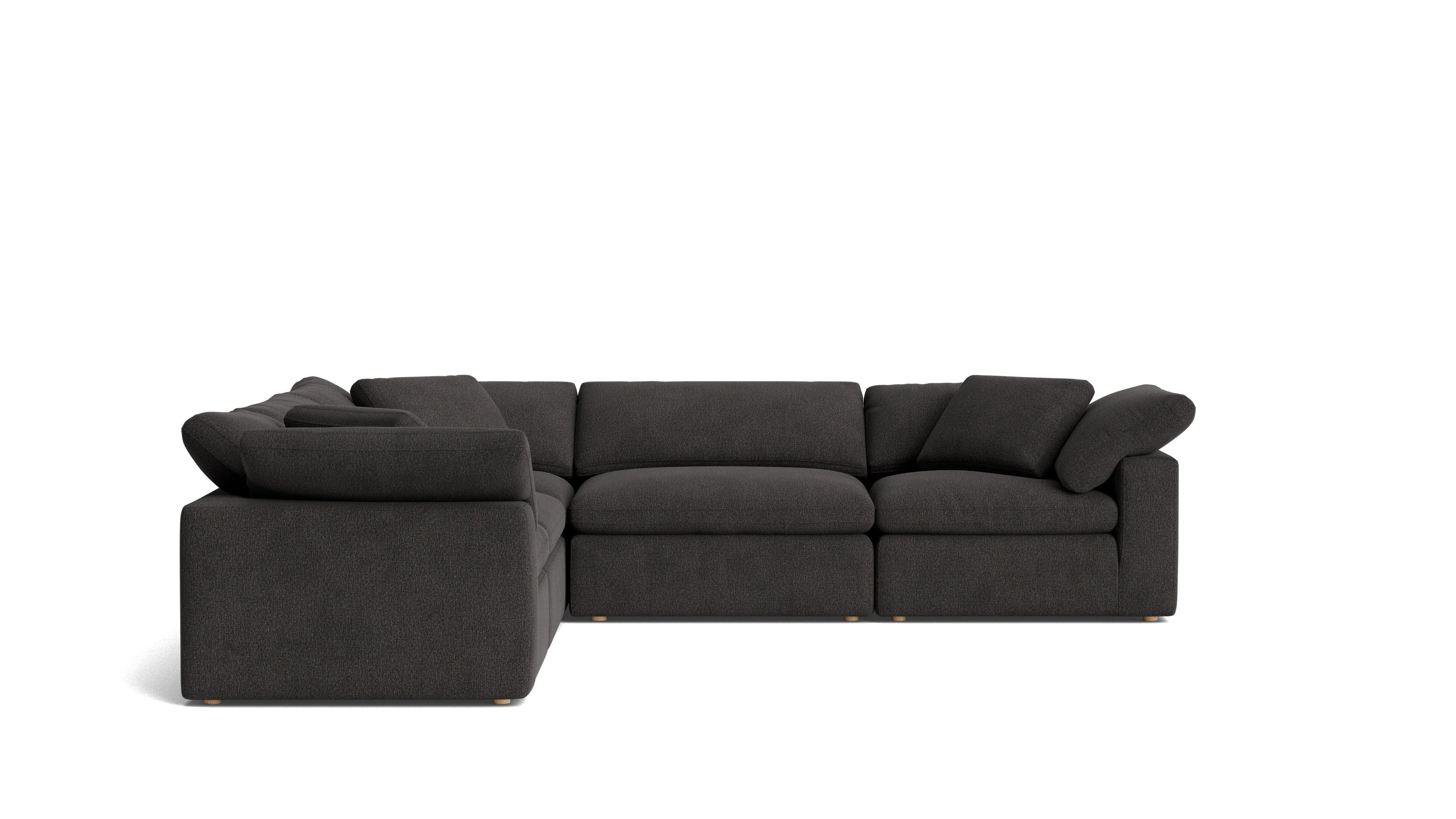 Movie Night™ 5-Piece Modular Sectional Closed, Large, Dark Shadow - Image 5