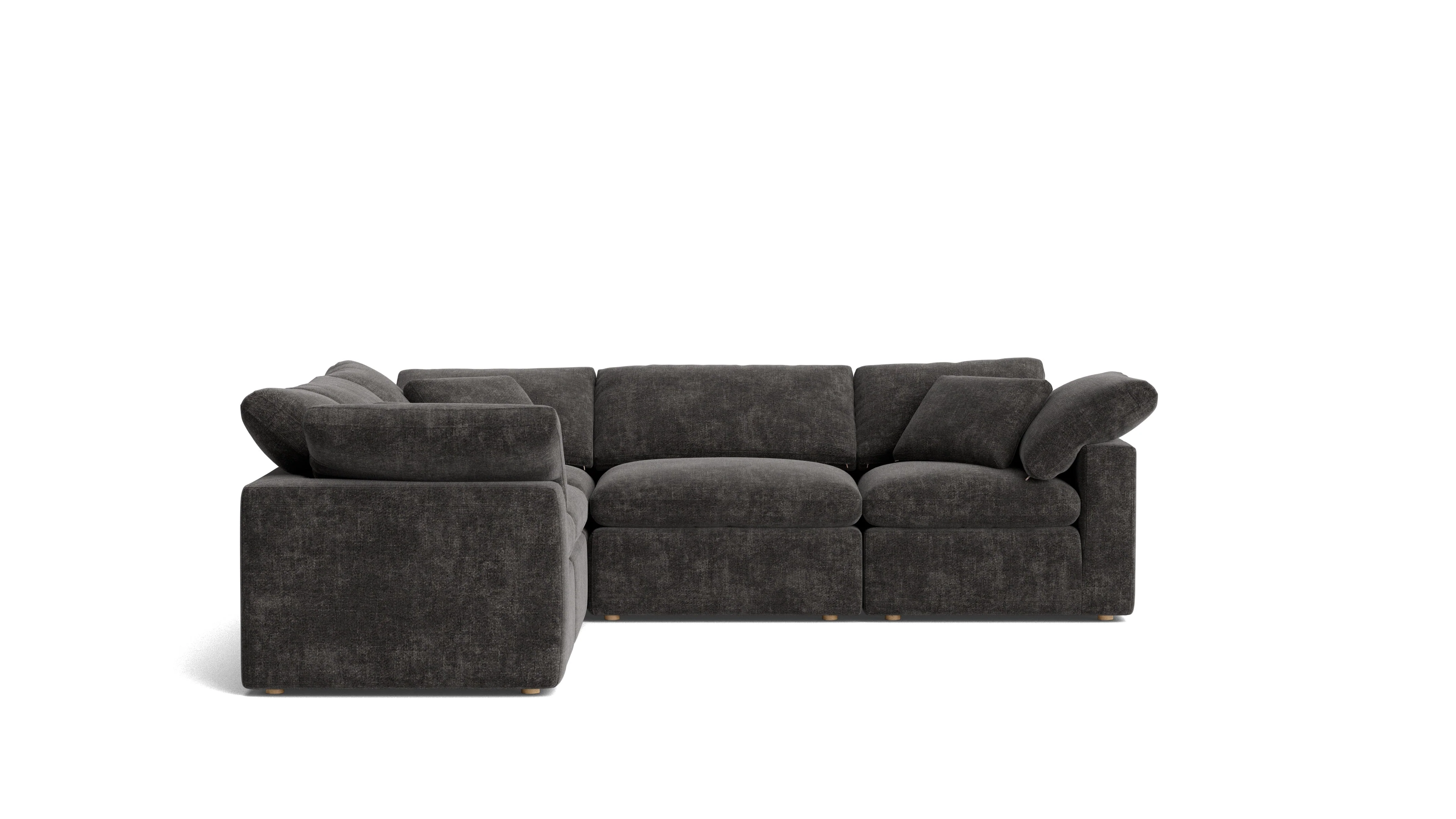 Movie Night™ 5-Piece Modular Sectional Closed, Standard, Truffle - Image 4