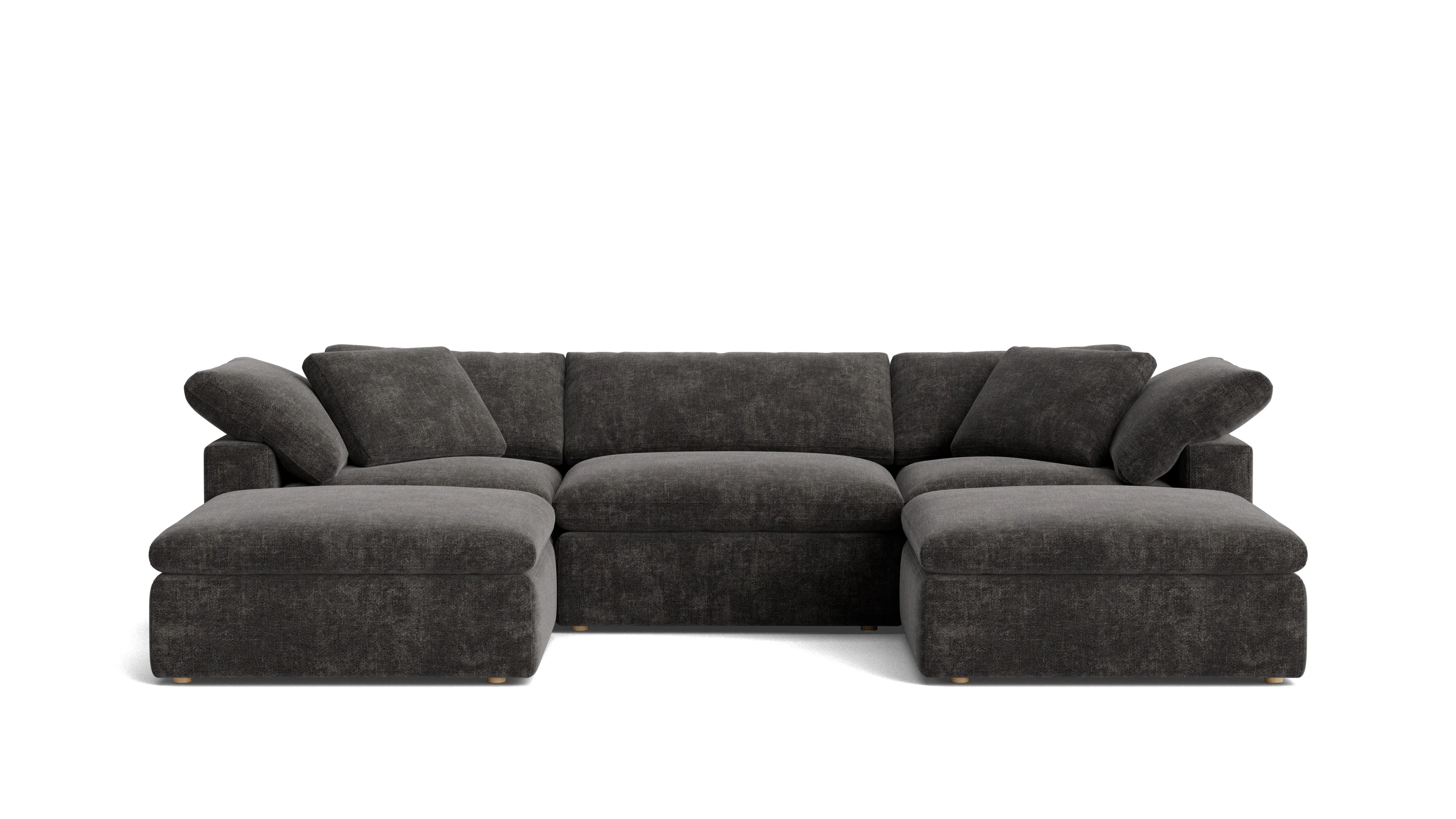 Movie Night™ 5-Piece Modular U-Shaped Sectional, Large, Truffle - Image 2