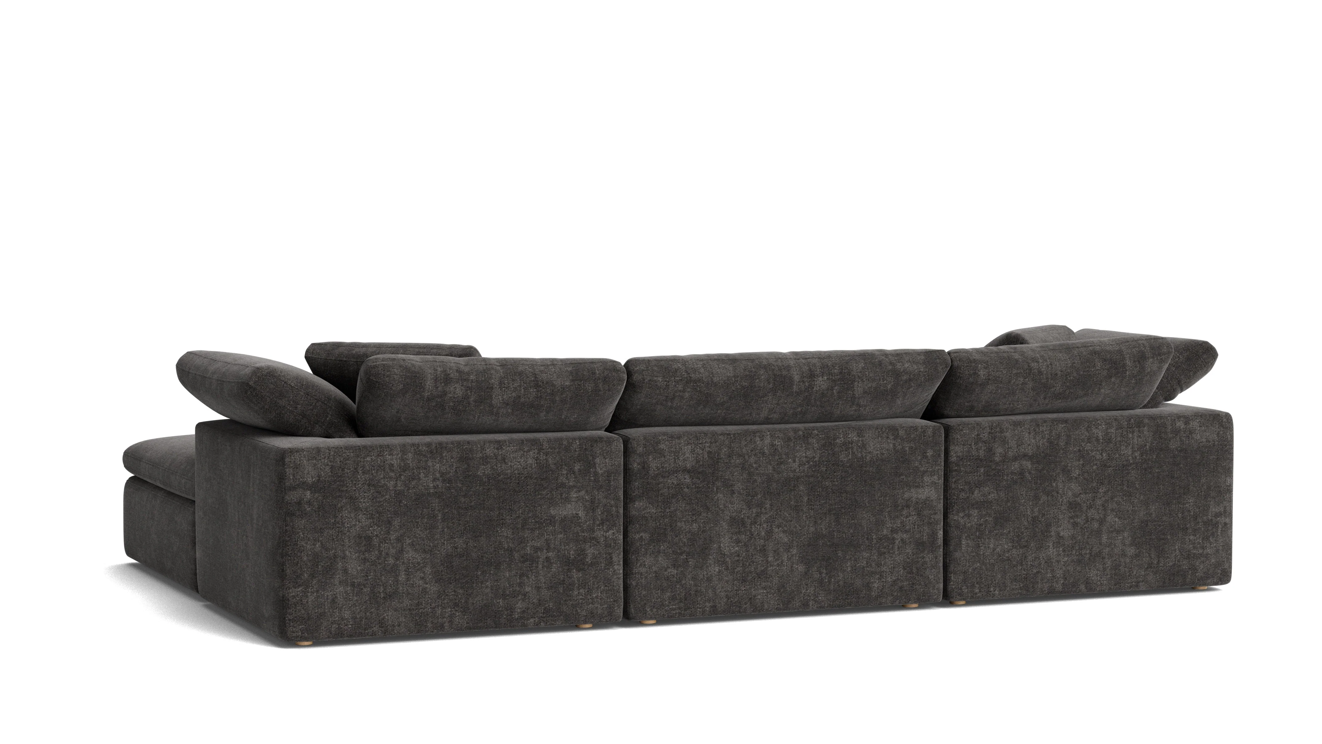 Movie Night™ 5-Piece Modular U-Shaped Sectional, Large, Truffle - Image 5