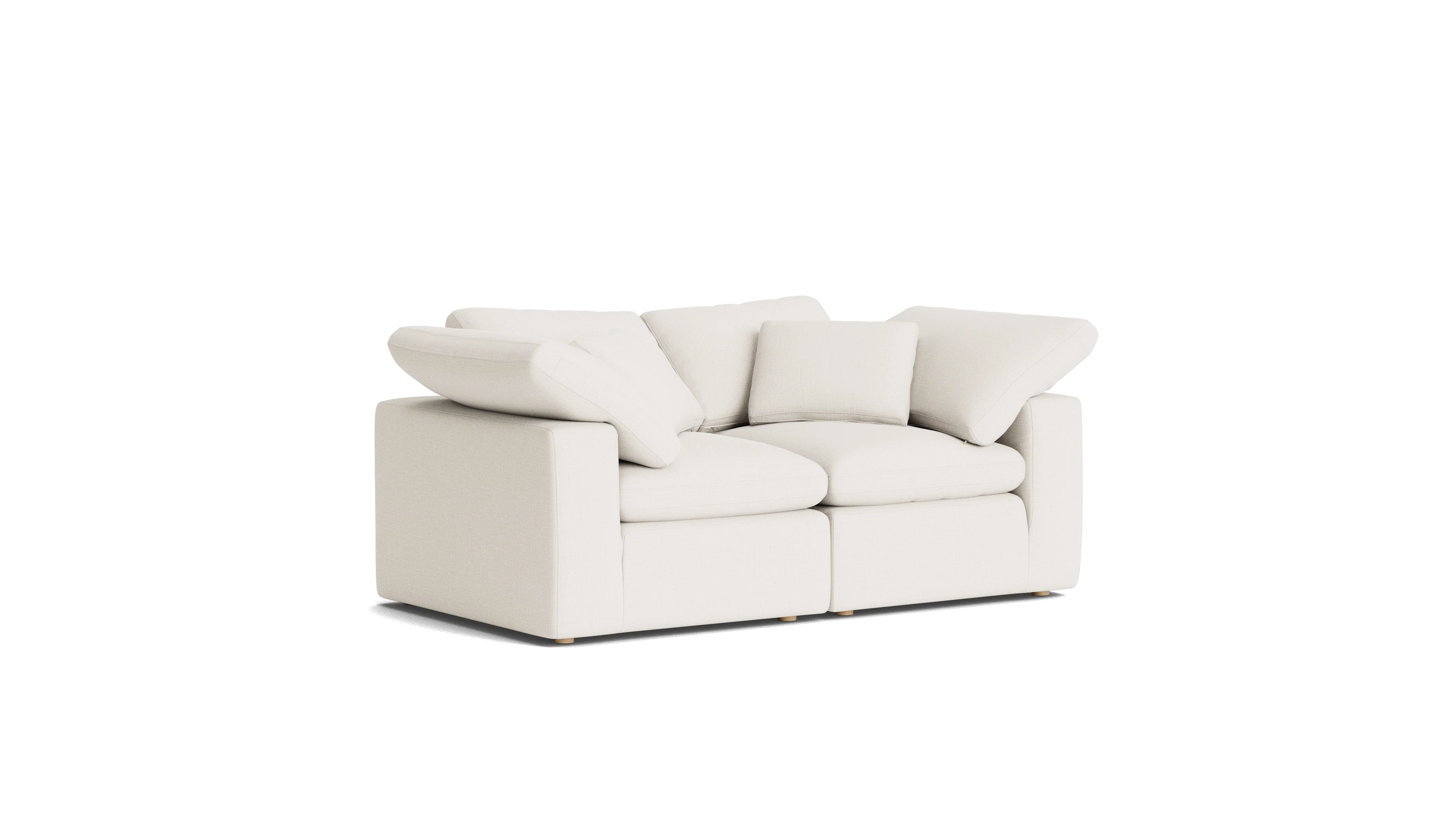 Movie Night™ 2-Piece Modular Sofa, Standard, Cream Linen - Image 4