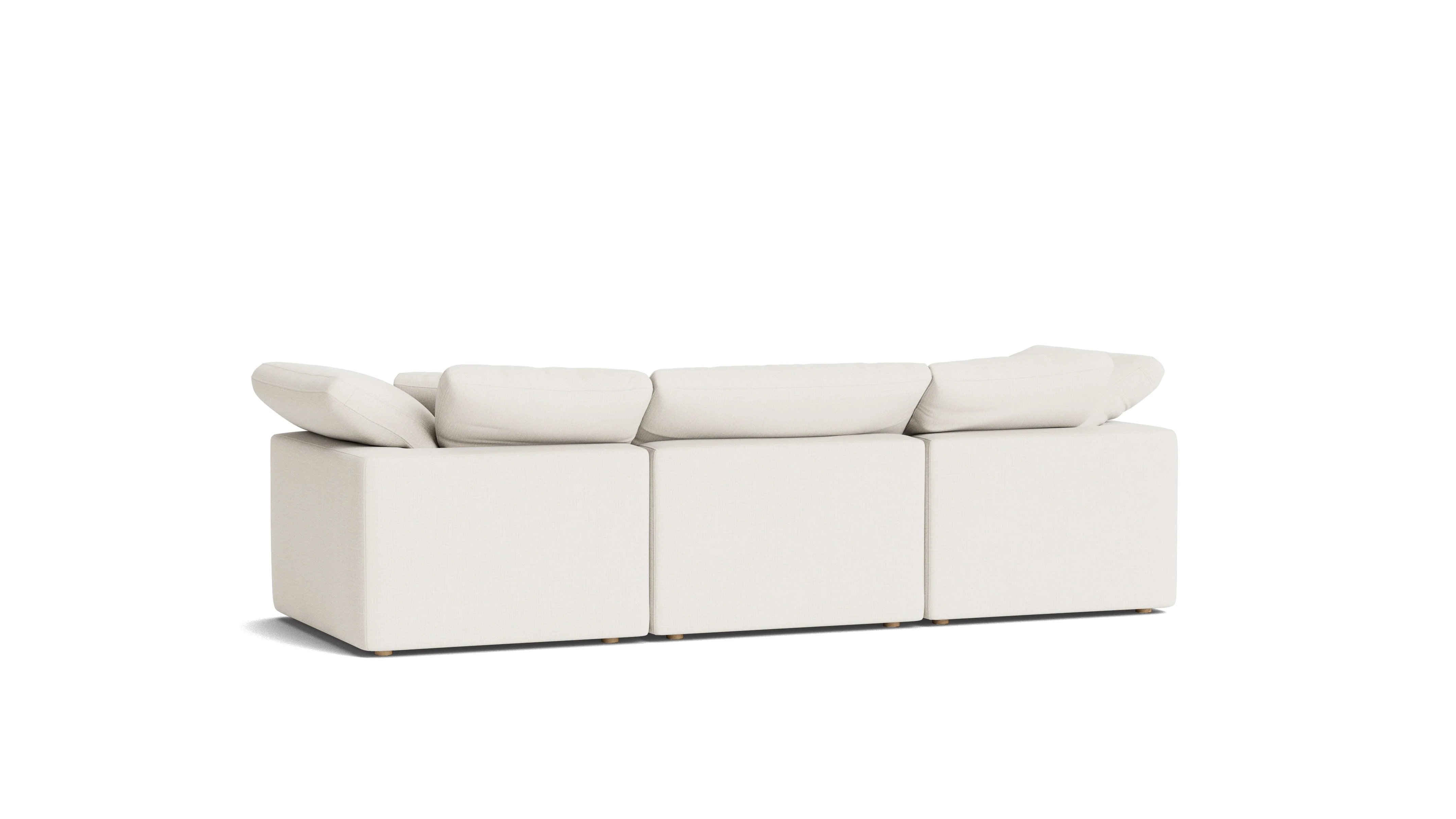Movie Night™ 3-Piece Modular Sofa, Standard, Cream Linen - Image 7