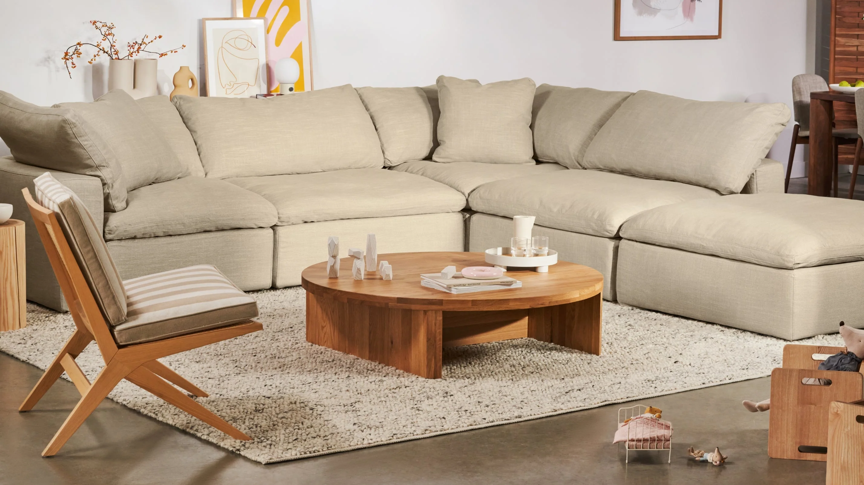 Movie Night™ 5-Piece Modular Sectional Closed, Standard, Dark Shadow - Image 3