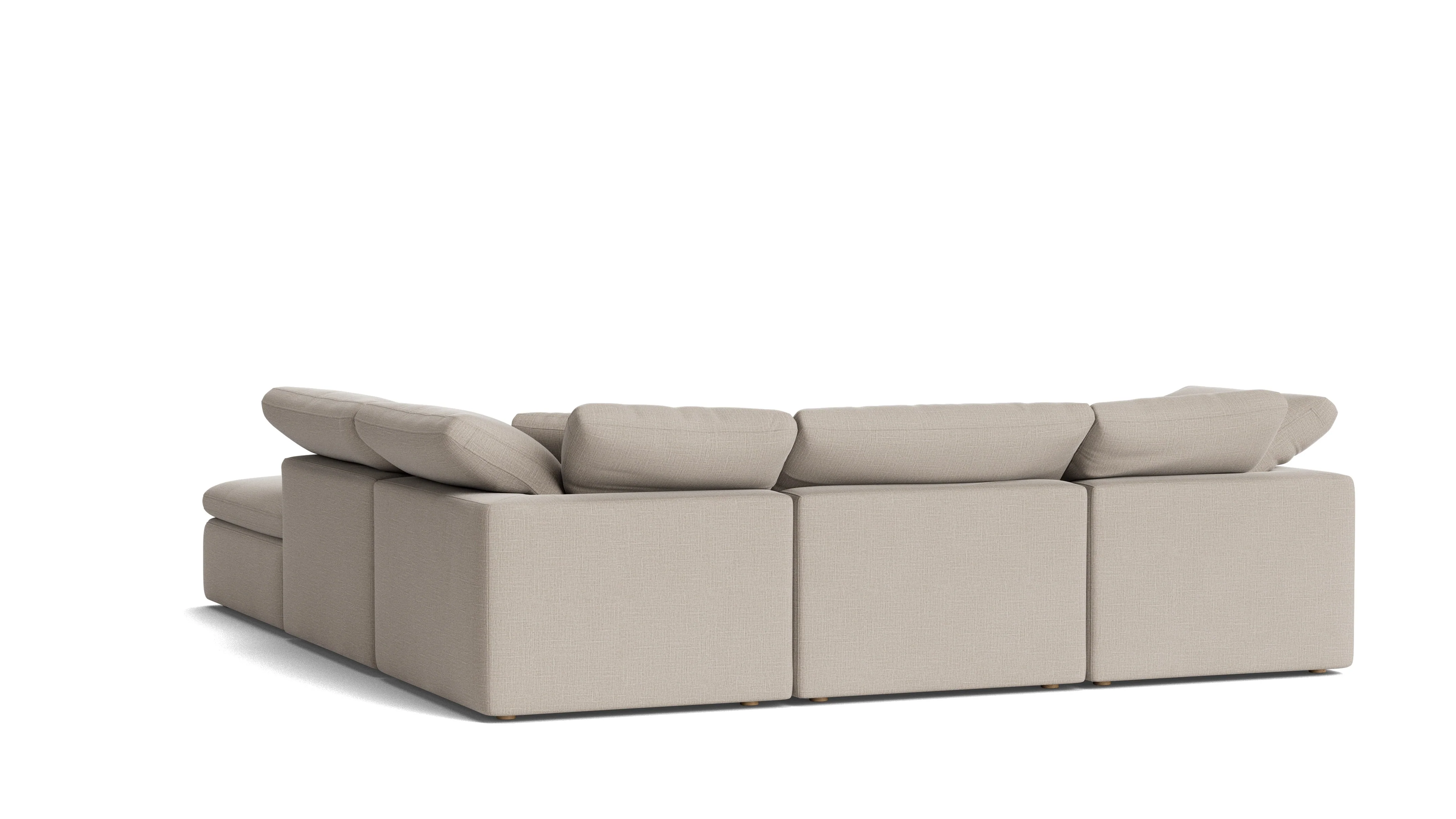 Movie Night™ 5-Piece Modular Sectional, Standard, Light Pebble - Image 6