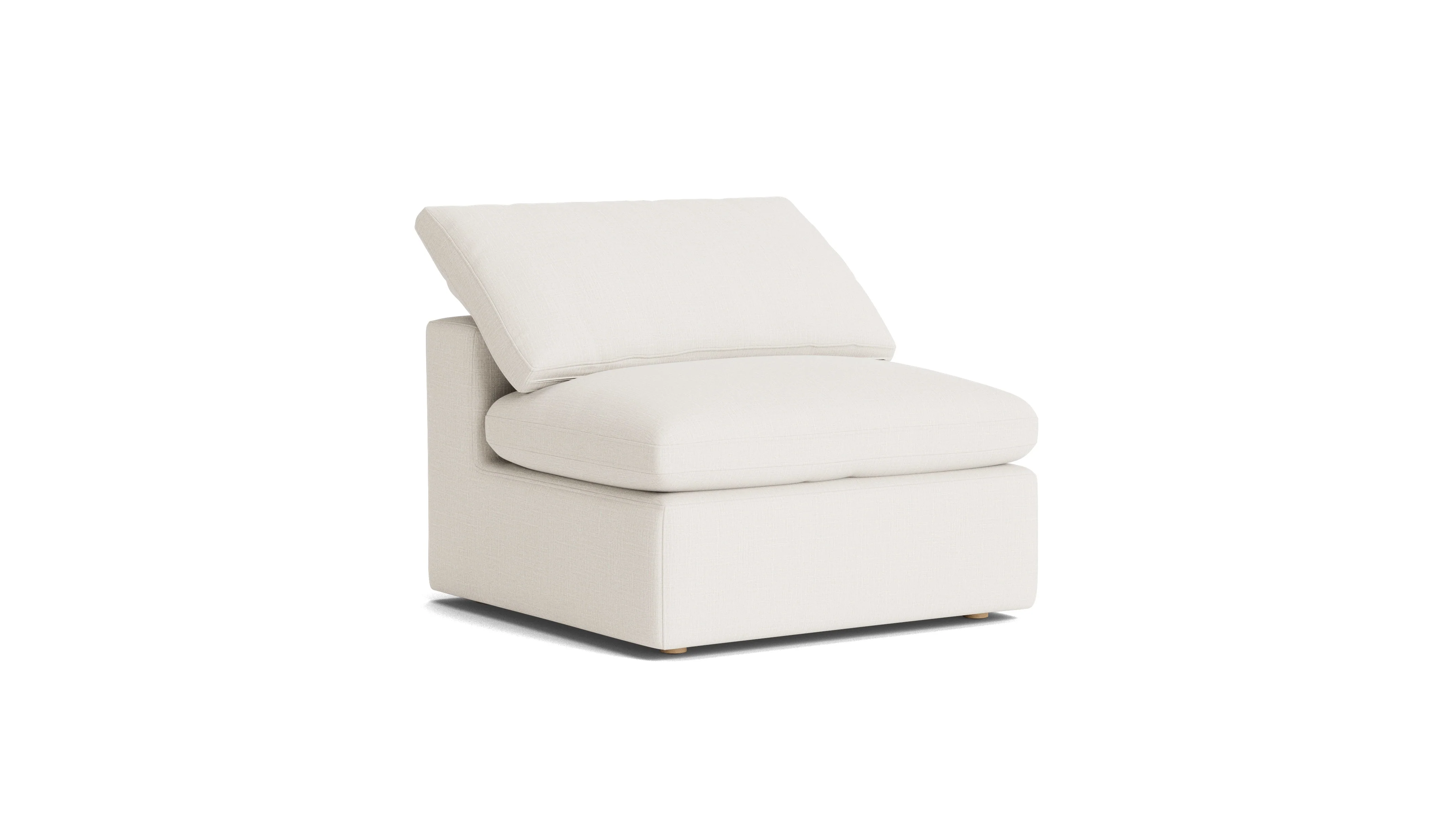 Movie Night™ Armless Chair, Standard, Cream Linen - Image 4