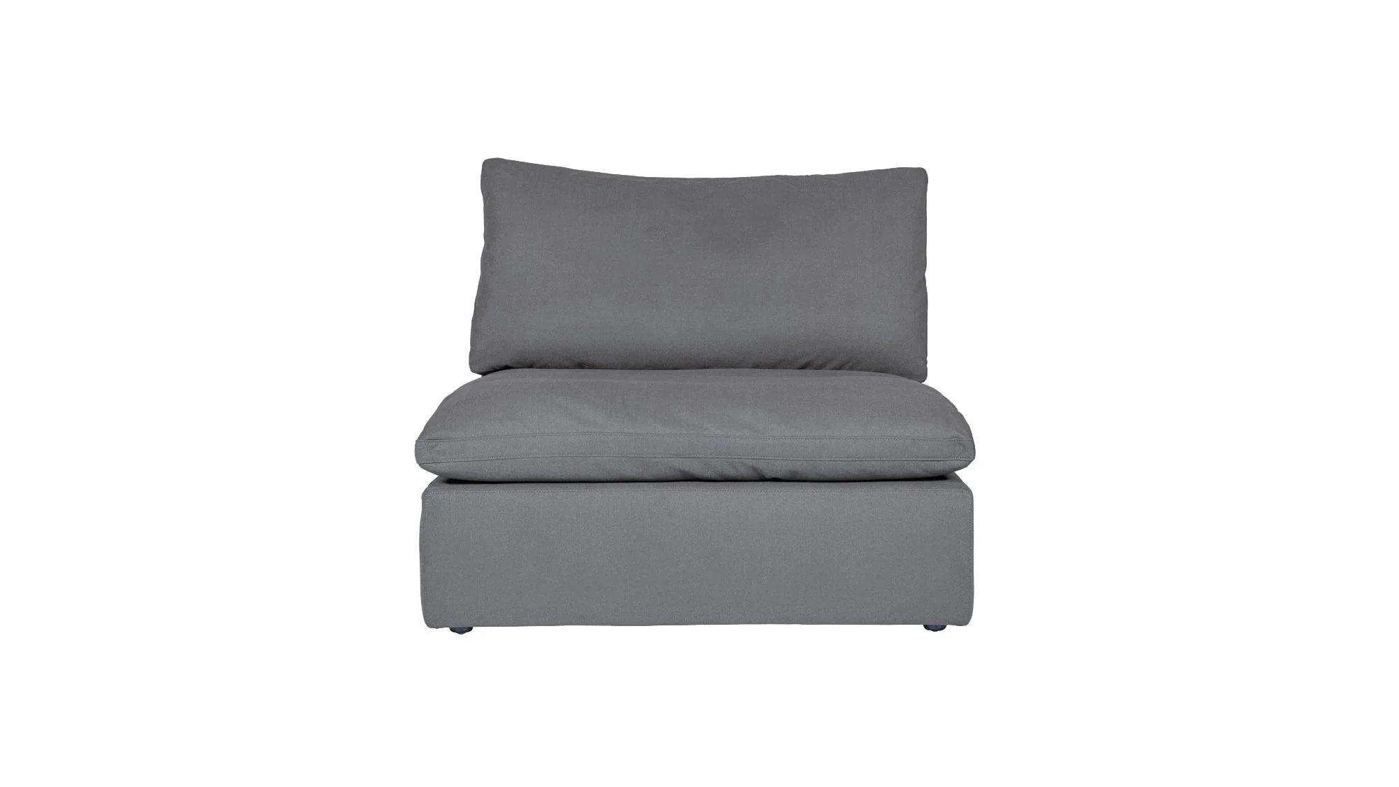 Slipcover - Movie Night™ Armless Chair, Standard, Gentle Rain - Image 3