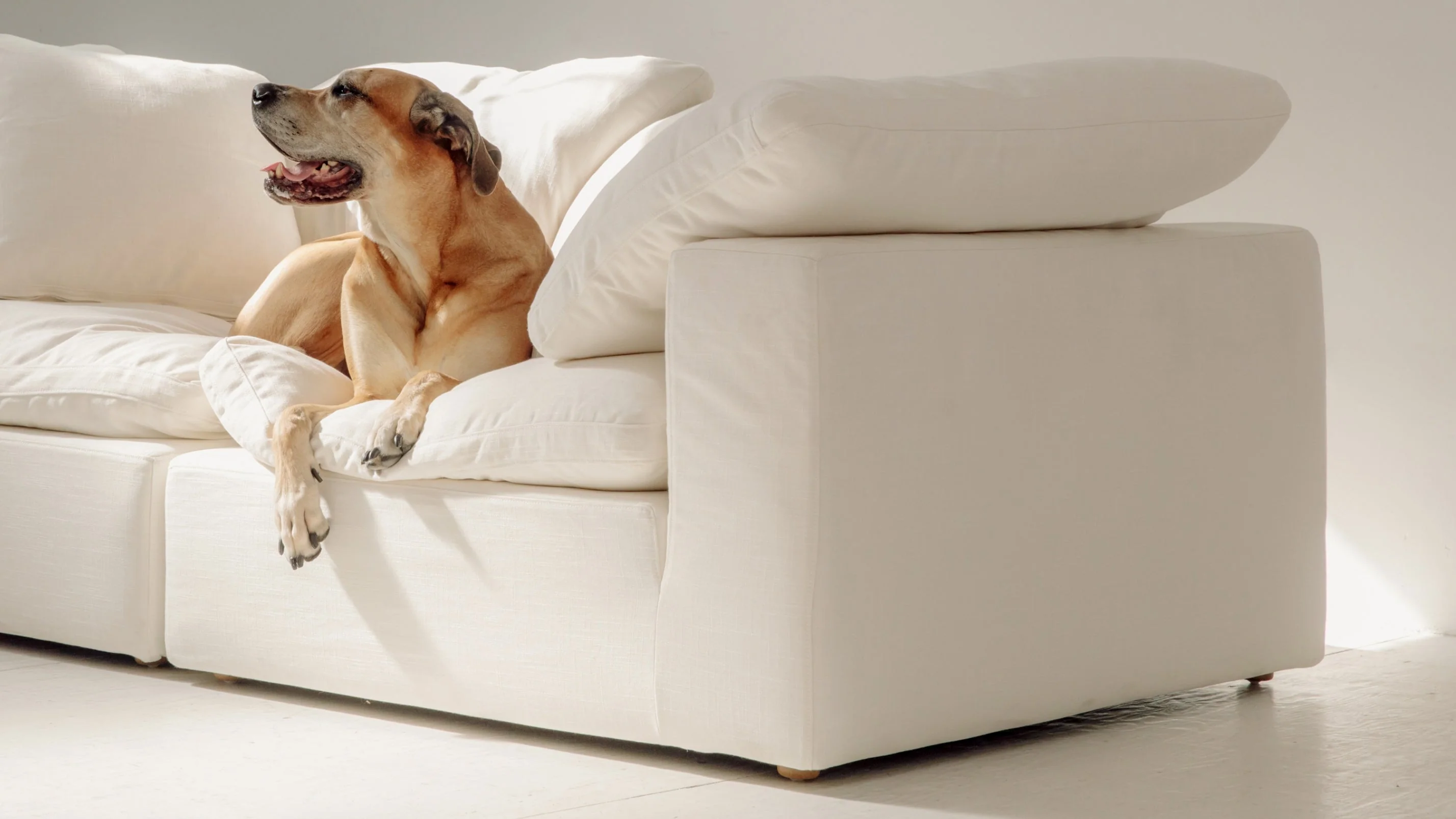 Movie Night™ Corner Chair, Standard, Cream Linen (Left Or Right) - Image 3