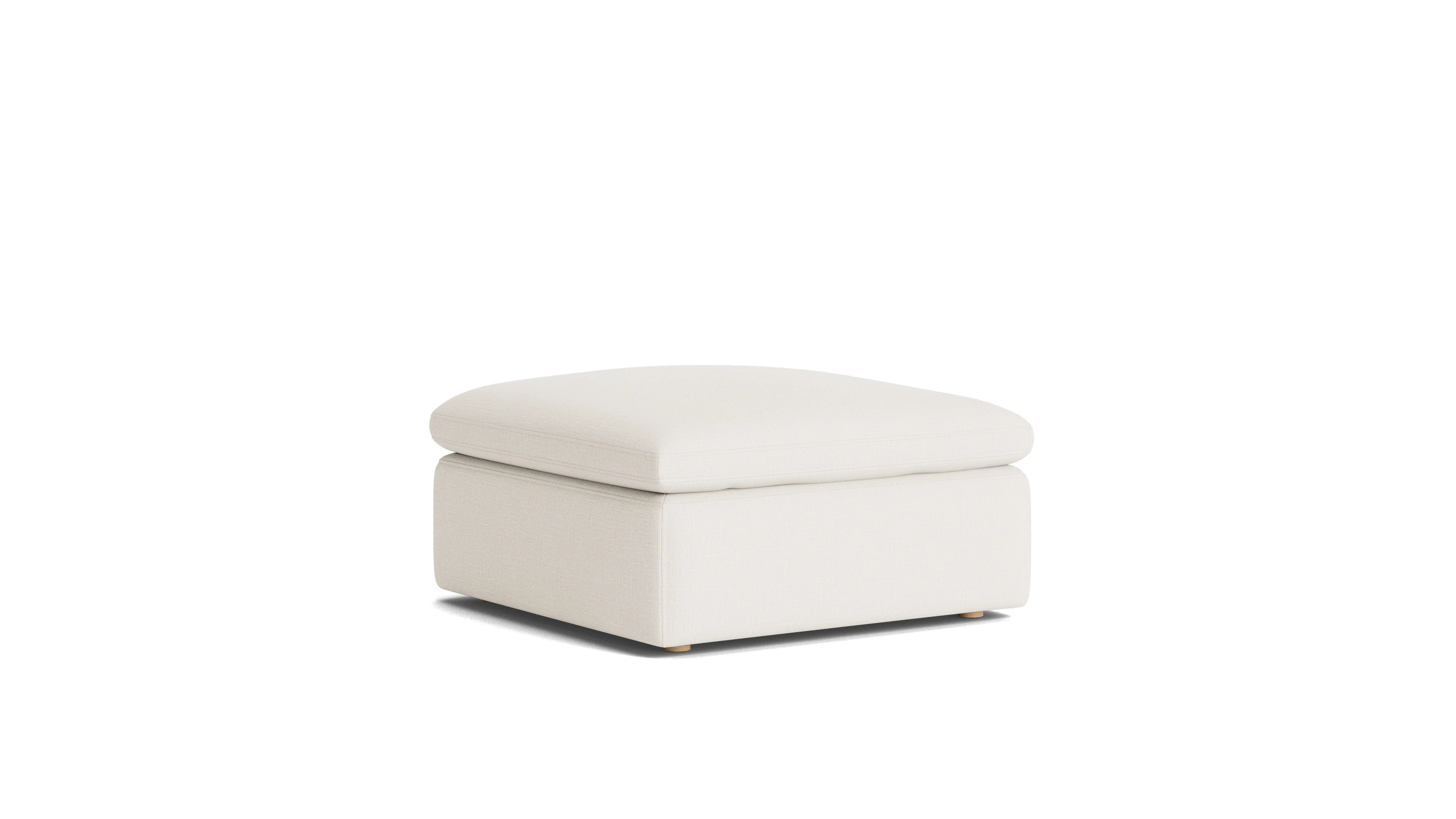 Movie Night™ Ottoman, Standard, Cream Linen - Image 4