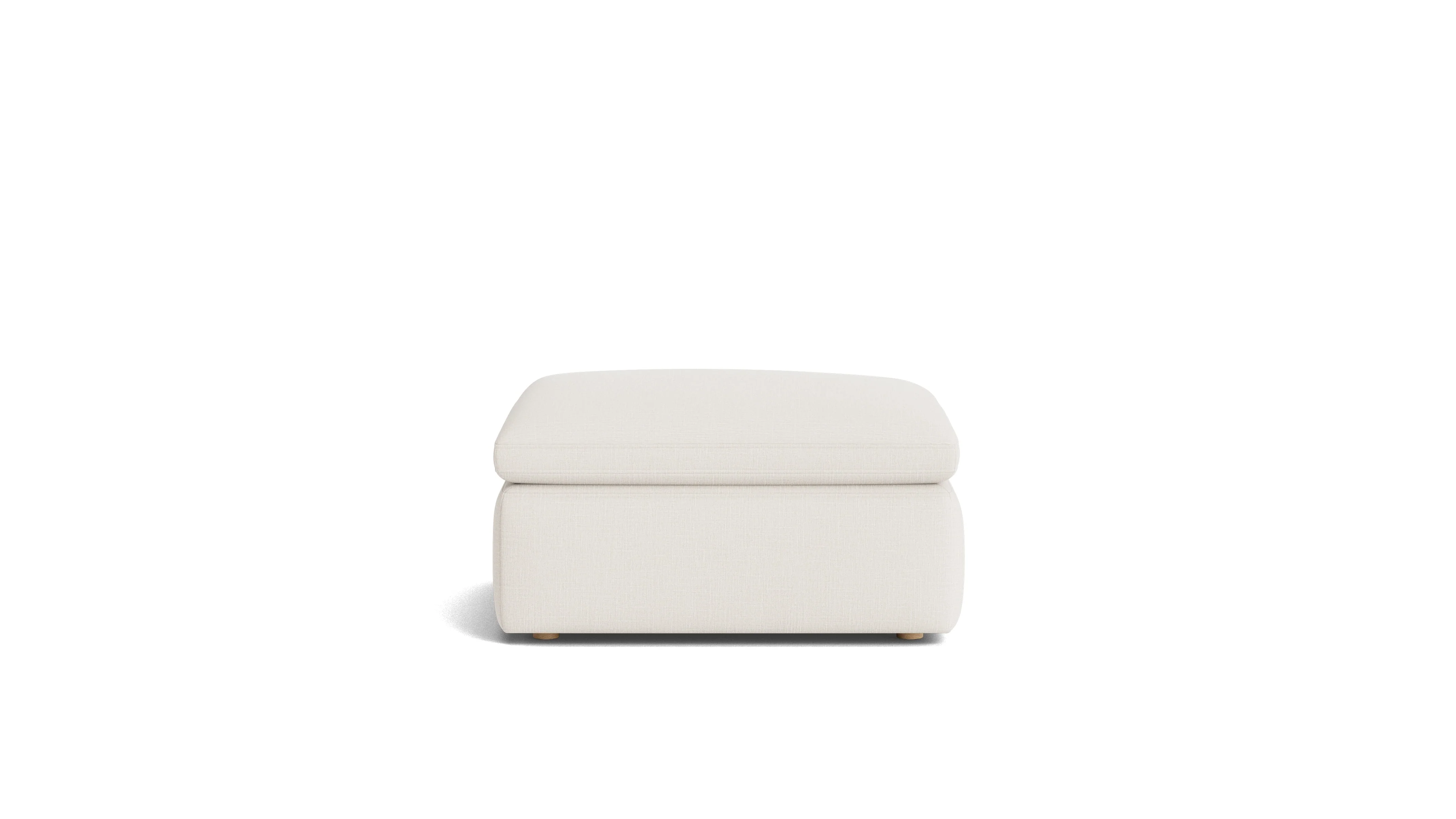 Movie Night™ Ottoman, Standard, Cream Linen - Image 5