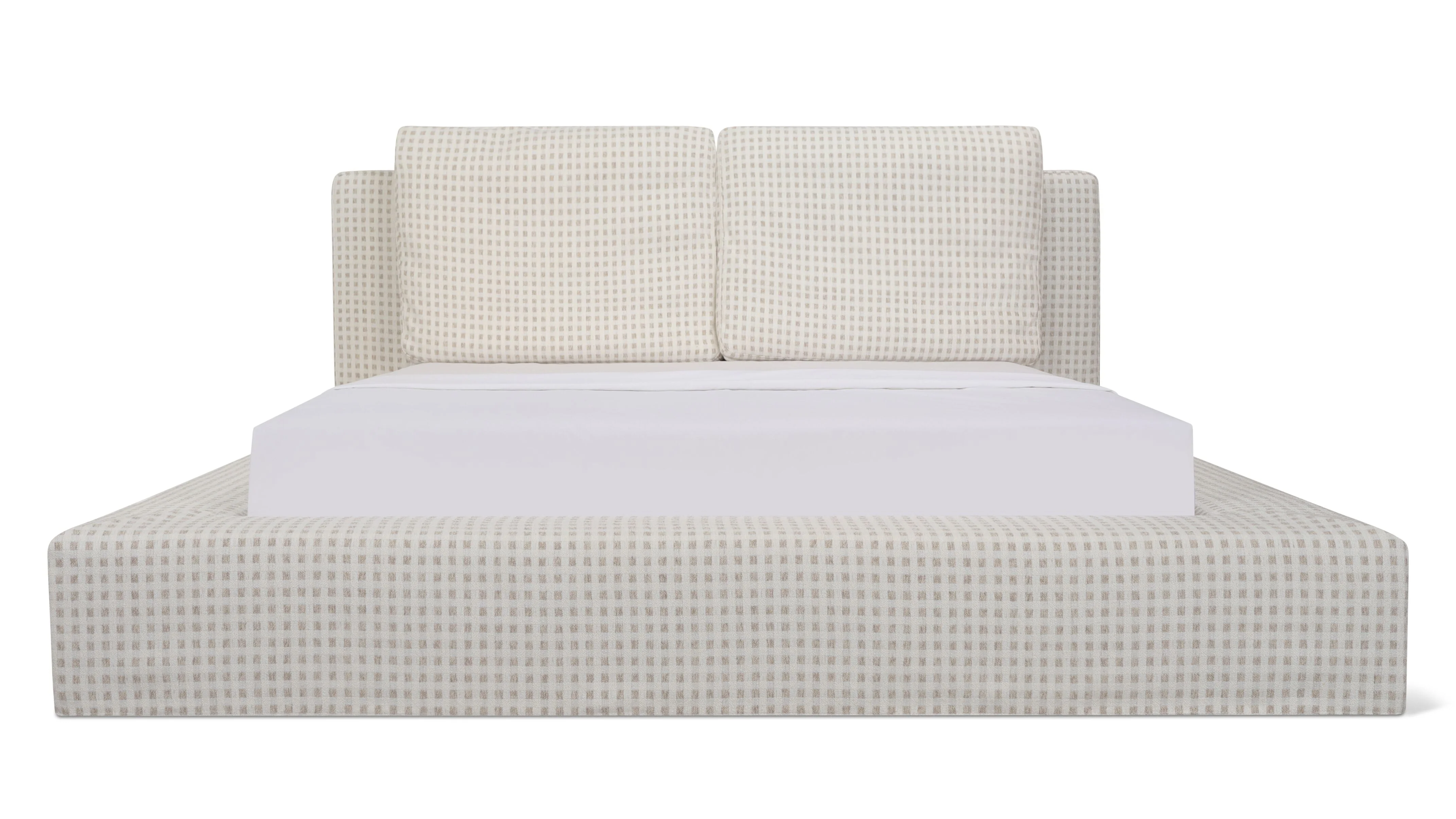 Movie Night™ Storage Bed, King, Carmel Check - Image 2