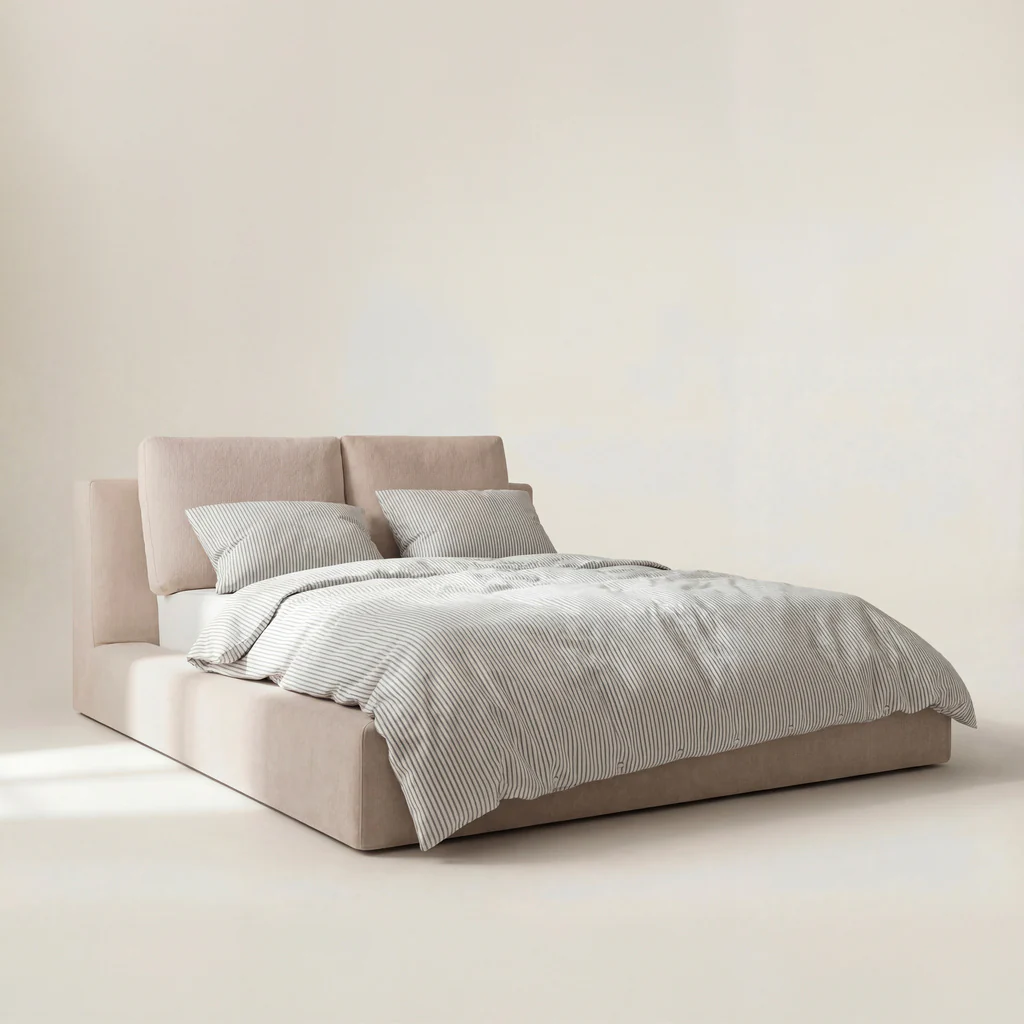 Movie Night™ Storage Bed, King, Latte