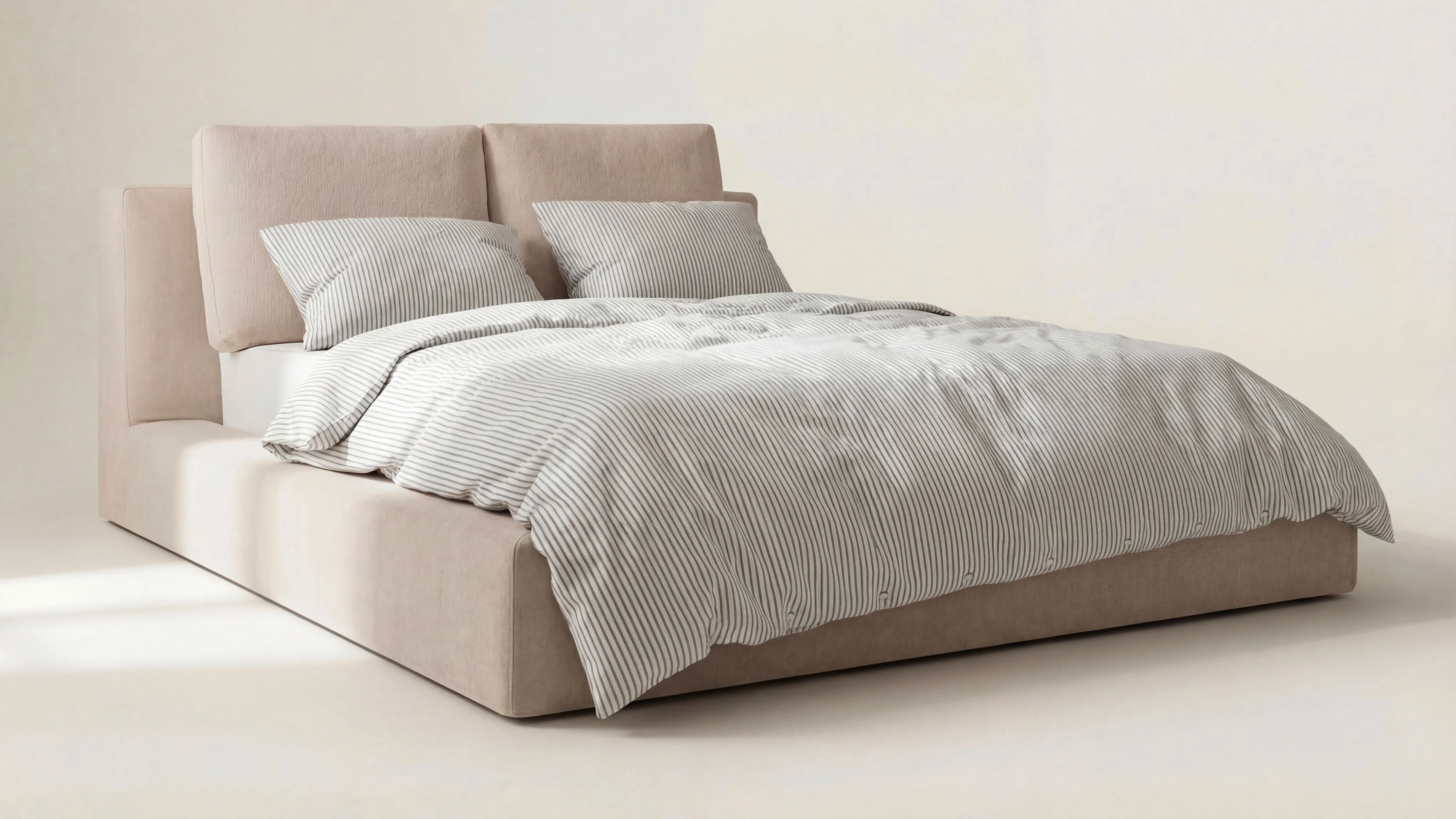 Movie Night™ Storage Bed, King, Latte - Image 3