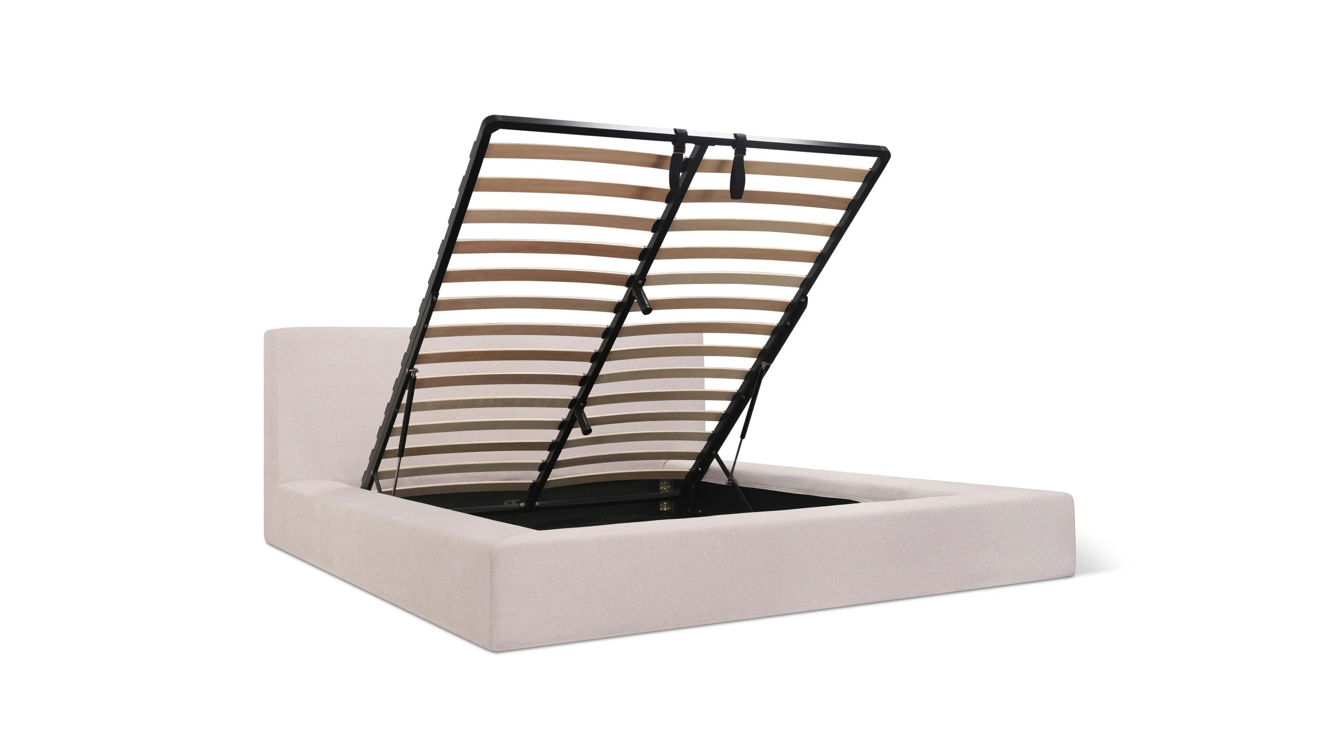 Movie Night™ Storage Bed, King, Latte - Image 6