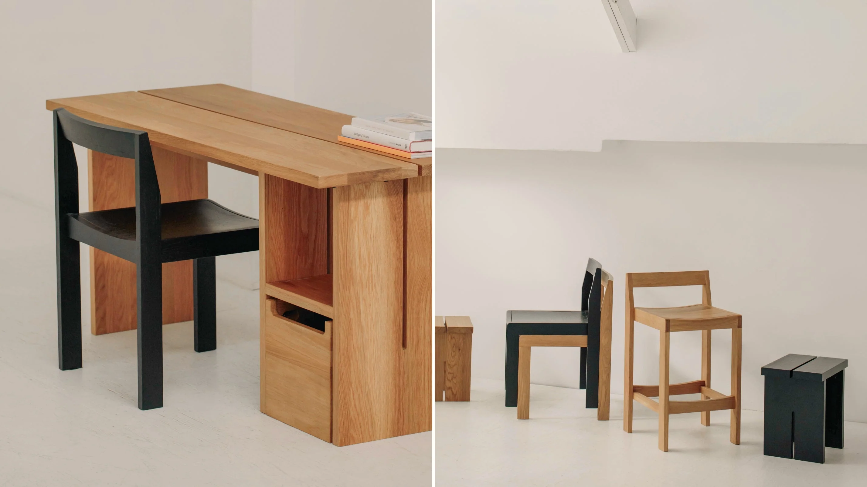 Plane Dining Chair (Set of Two), Black Oak - Image 3