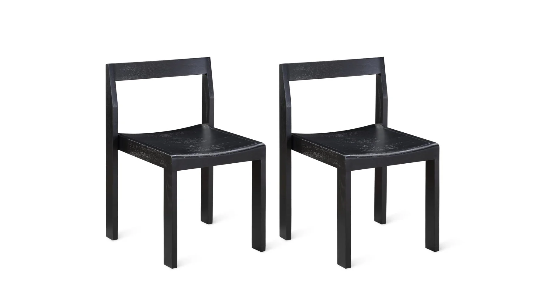 Plane Dining Chair (Set of Two), Black Oak - Image 6