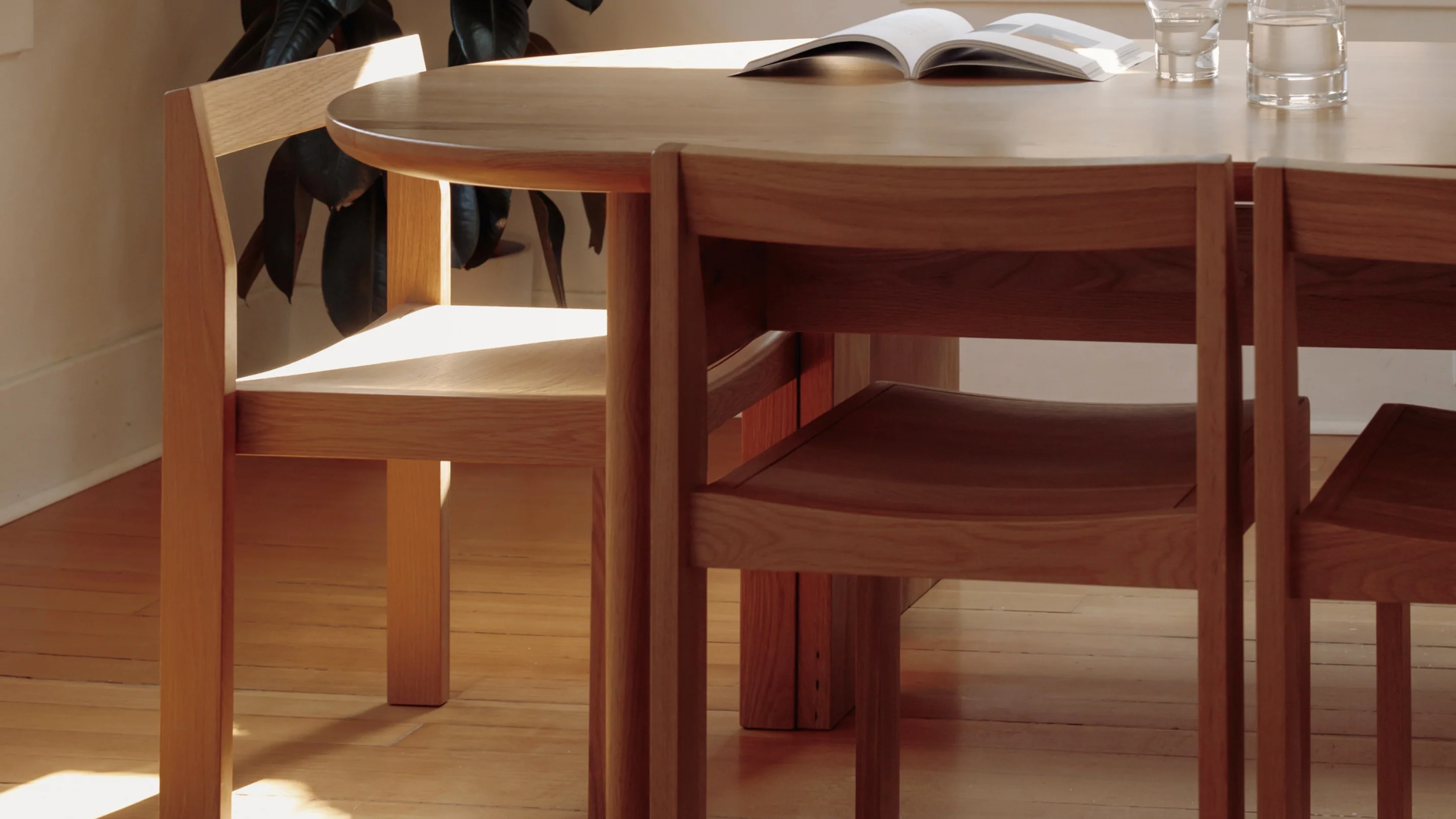 Plane Dining Chair (Set of Two), Oak - Image 12