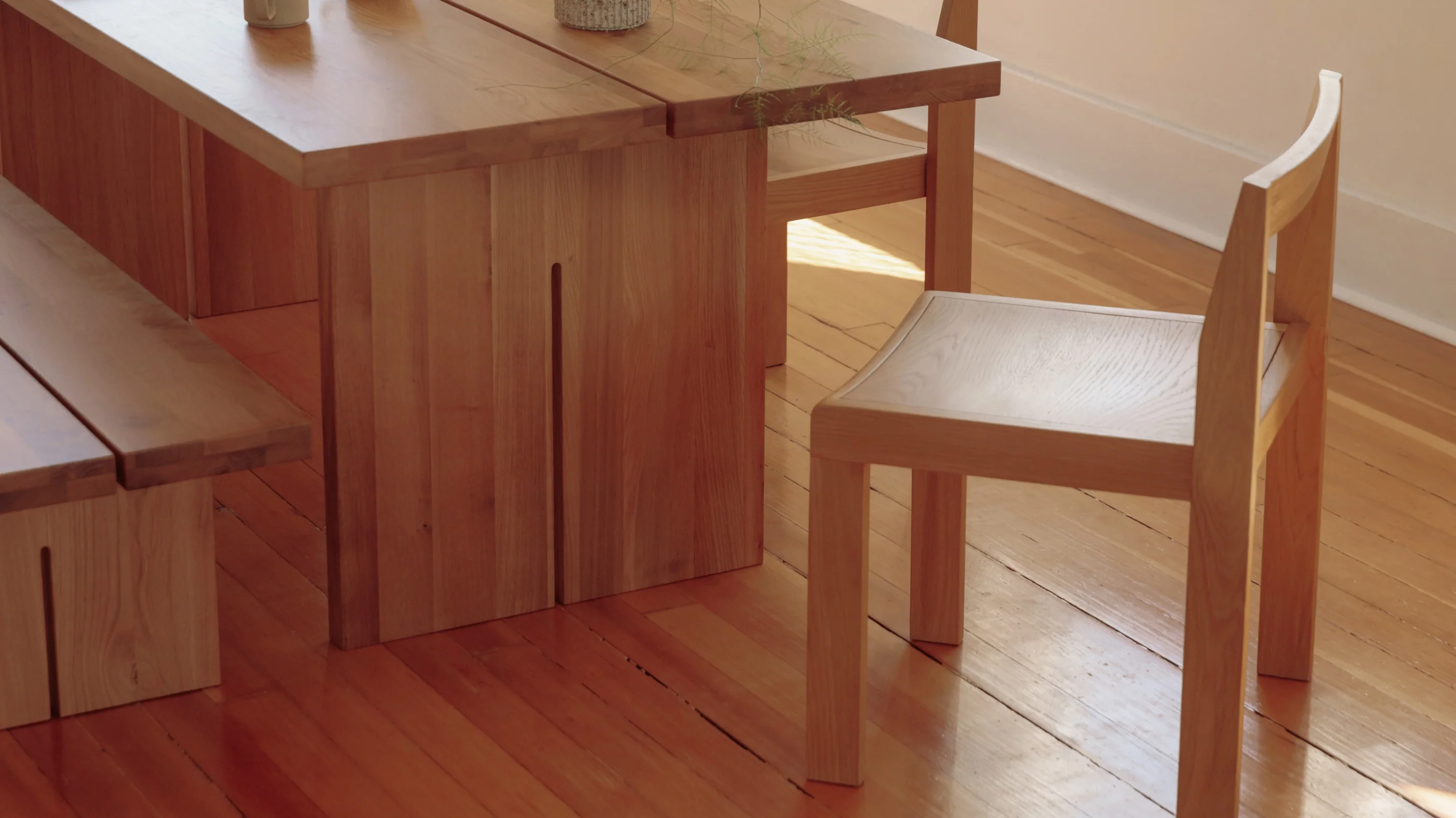 Plane Dining Chair (Set of Two), Oak - Image 13
