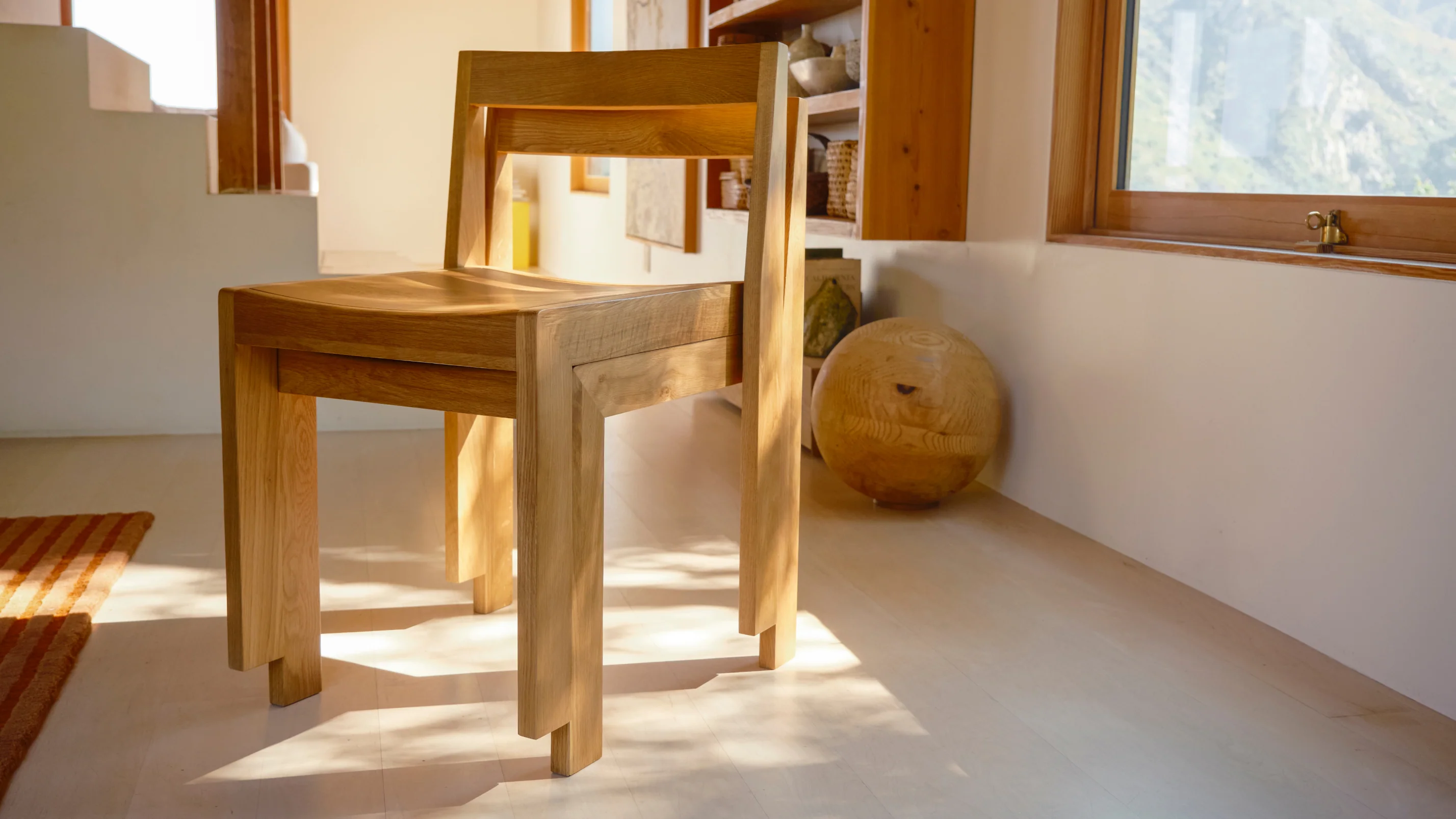 Plane Dining Chair (Set of Two), Oak - Image 3