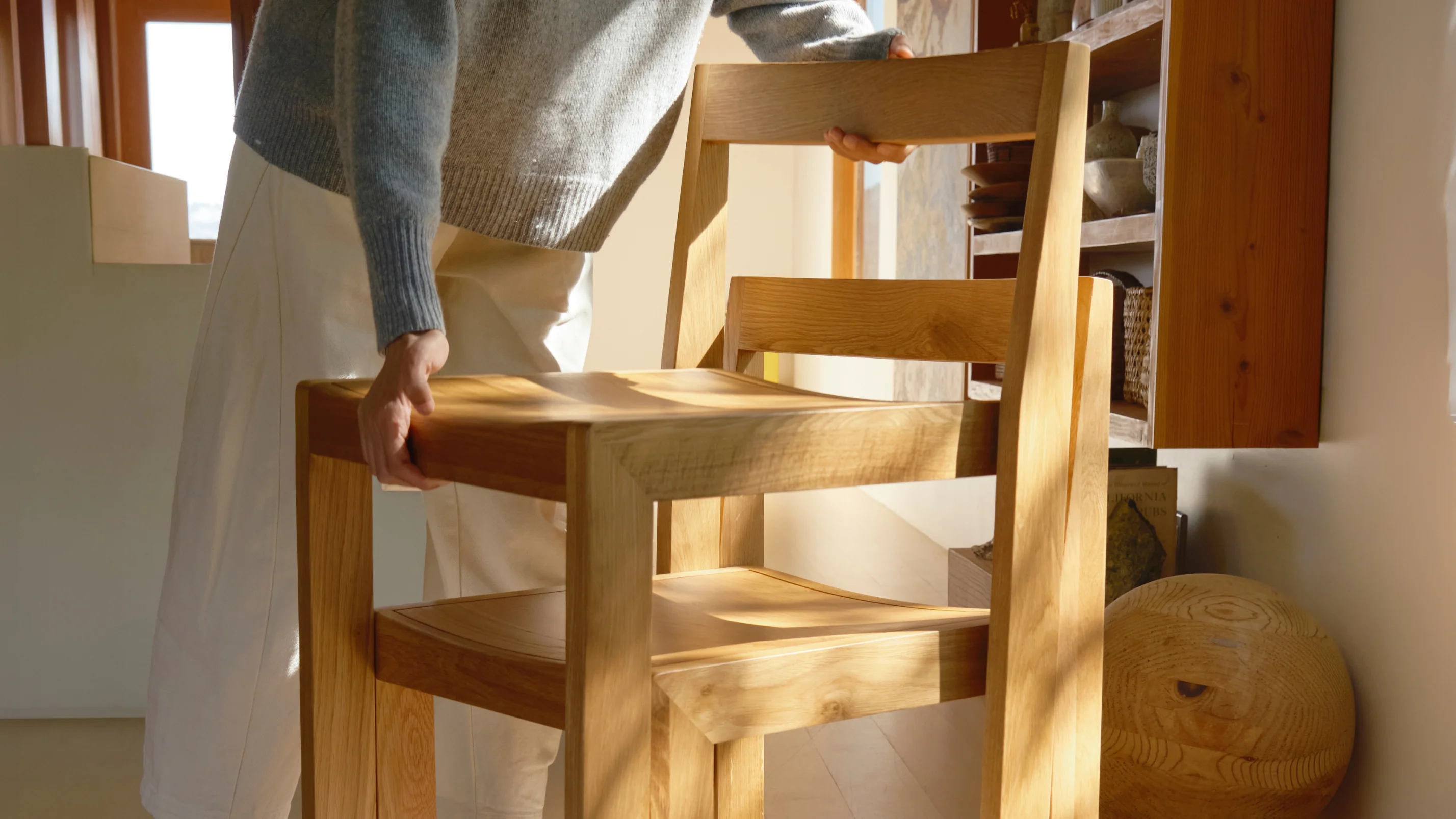Plane Dining Chair (Set of Two), Oak - Image 4
