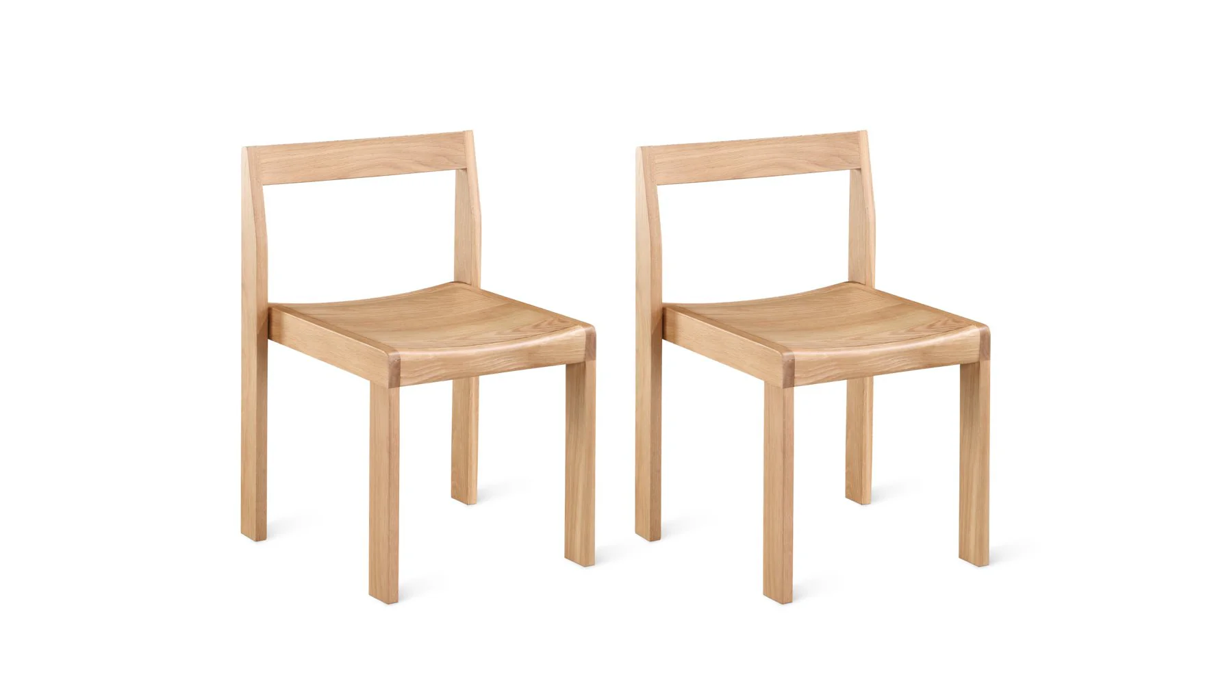 Plane Dining Chair (Set of Two), Oak - Image 6