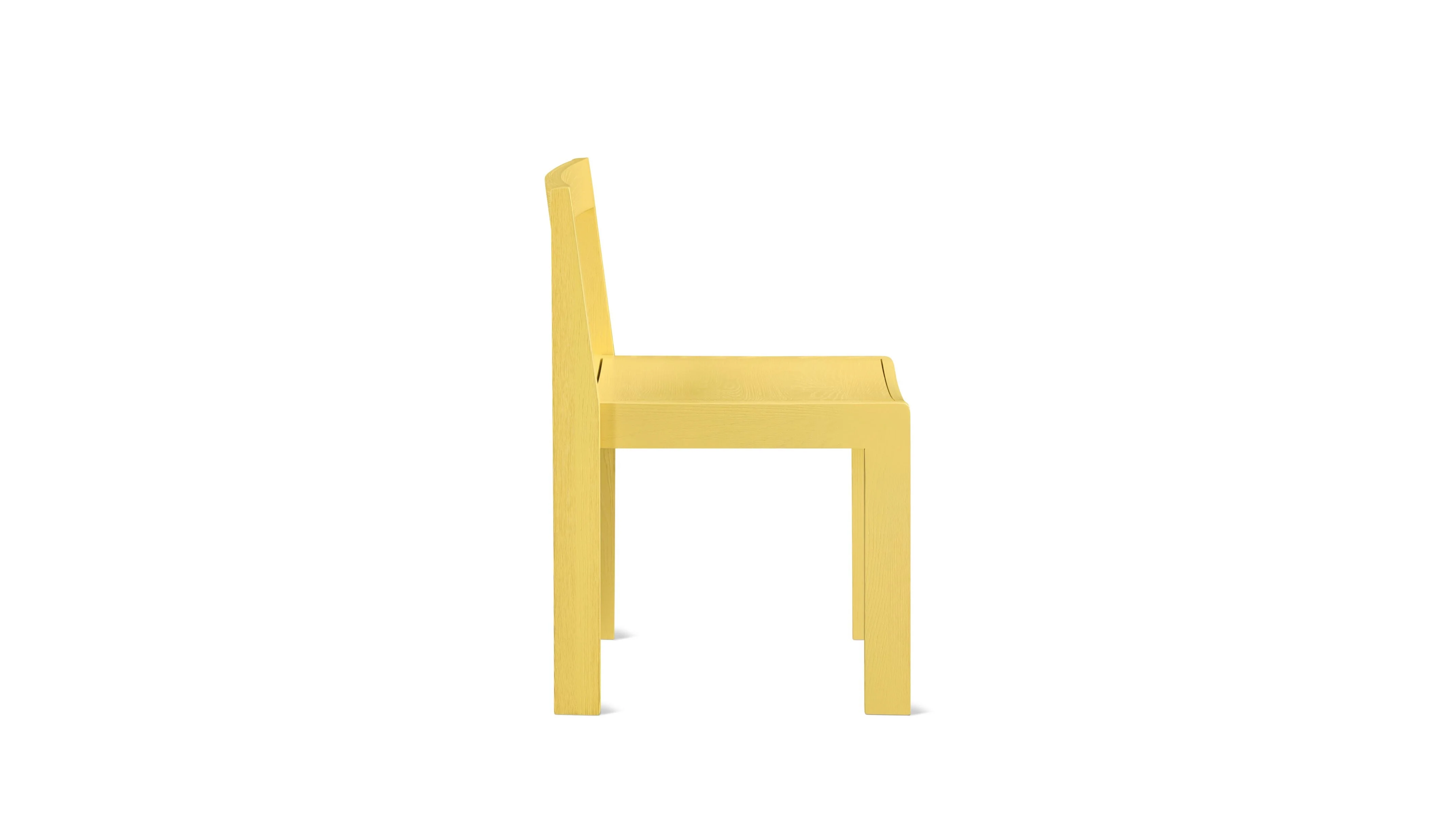 Plane Dining Chair (Set of Two), Lemon - Image 6