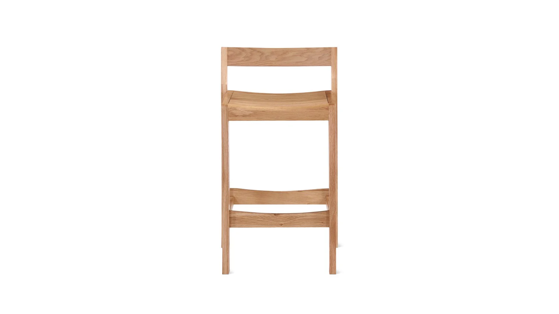 Plane Stool, Counter, Oak - Image 5