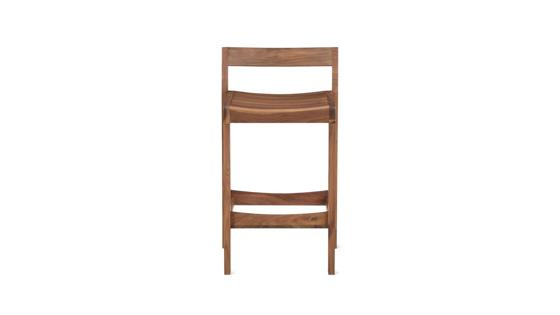 Plane Stool, Counter, American Walnut - Image 3