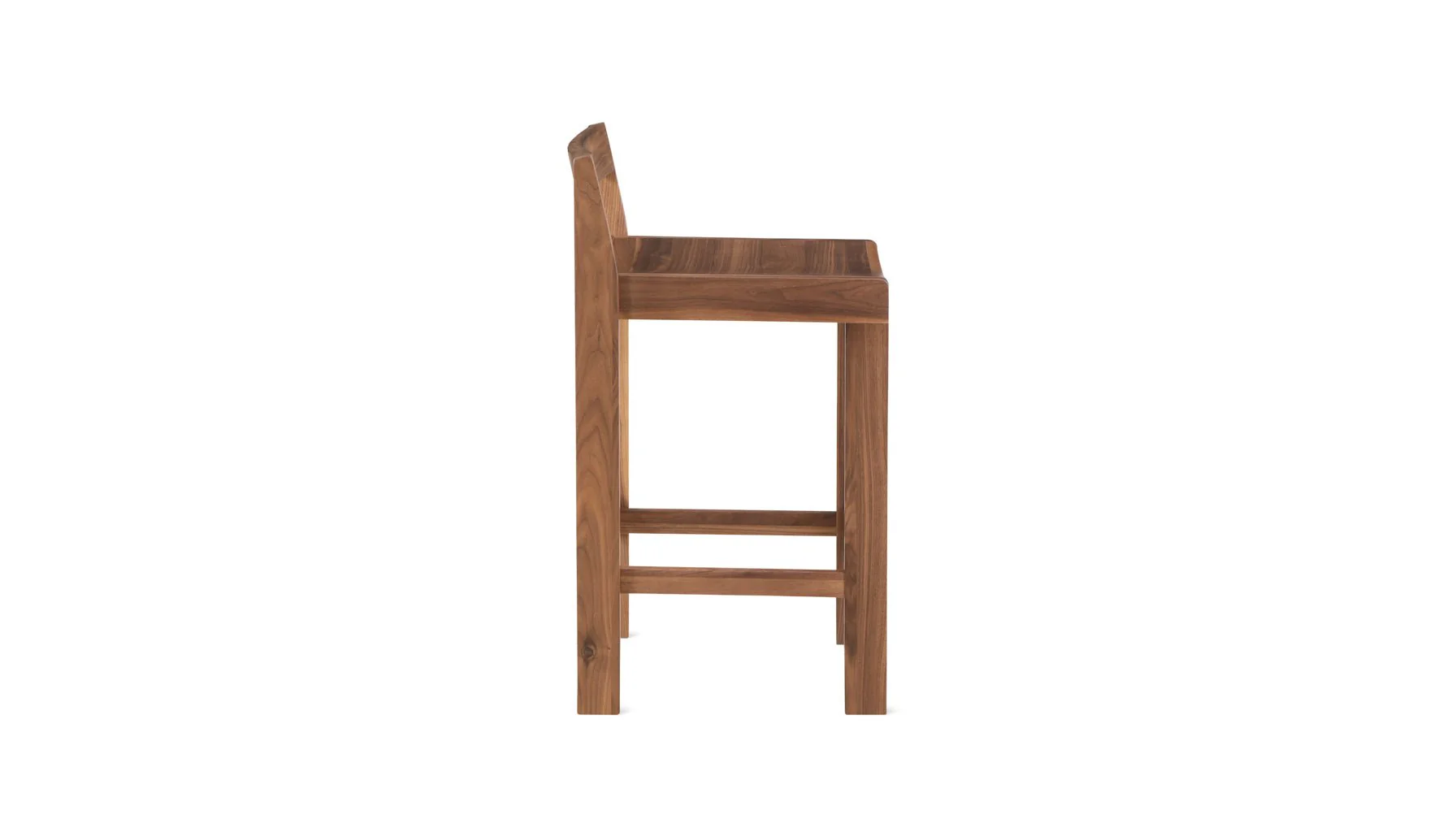 Plane Stool, Counter, American Walnut - Image 4