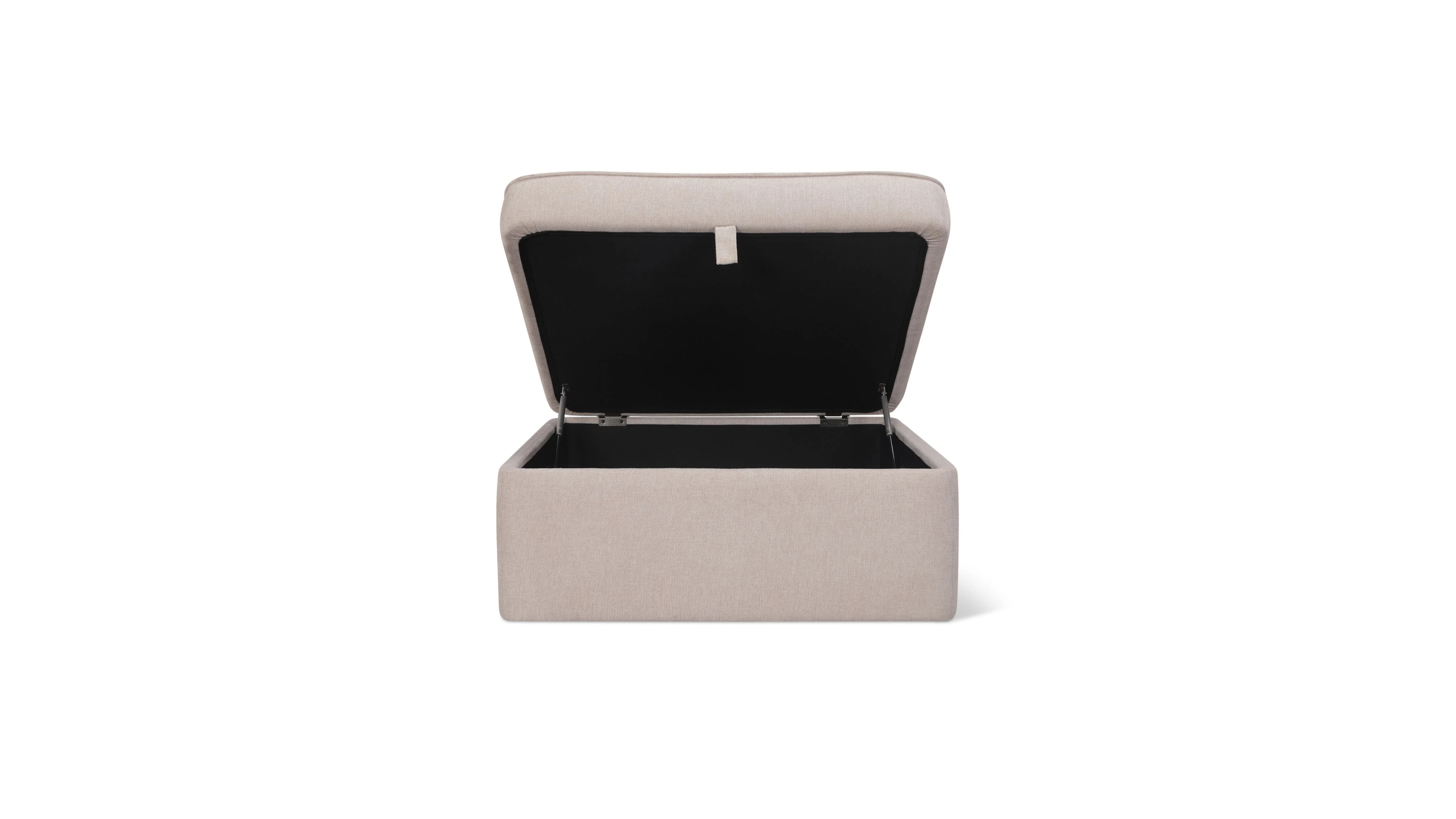 Pod Storage Ottoman, Large, Latte - Image 3