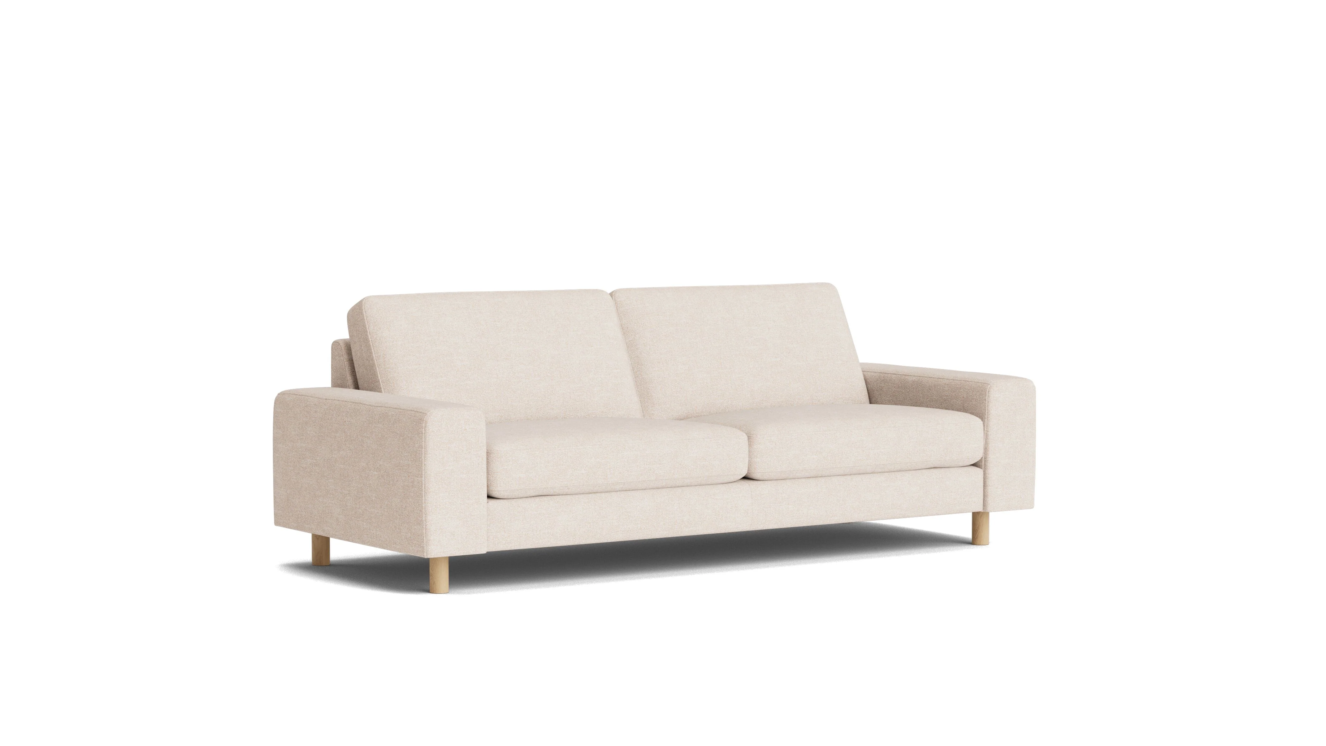 Right At Home Sofa, 2.5 Seater, Sunbeam - Image 3
