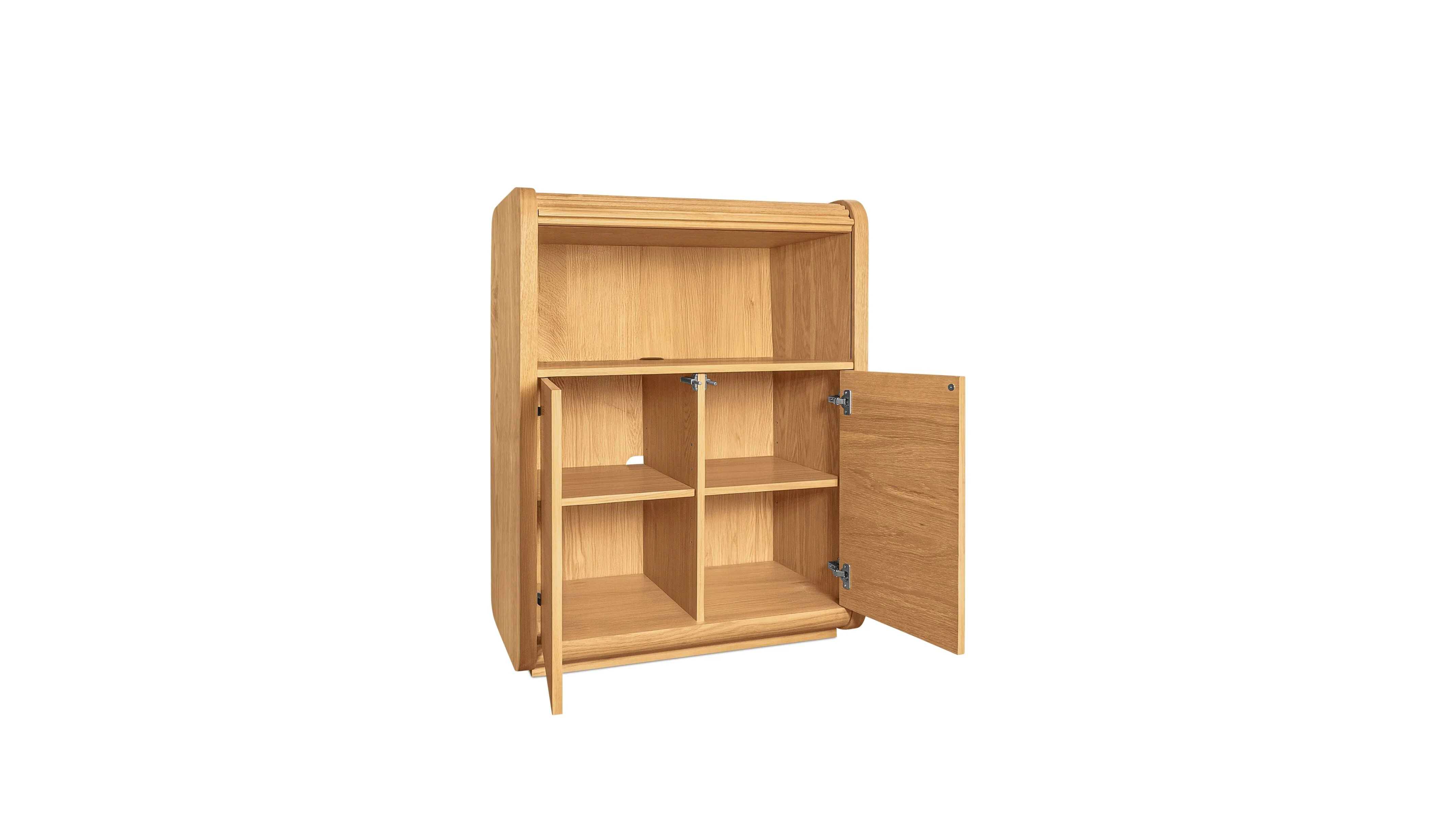 Roll Out Cabinet, White Oak - Image 9