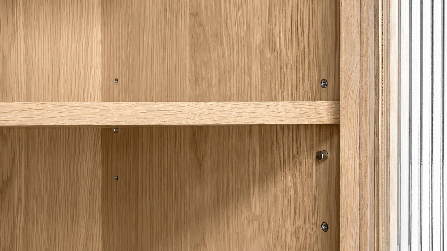 Showcase Cabinet, White Oak - Image 12
