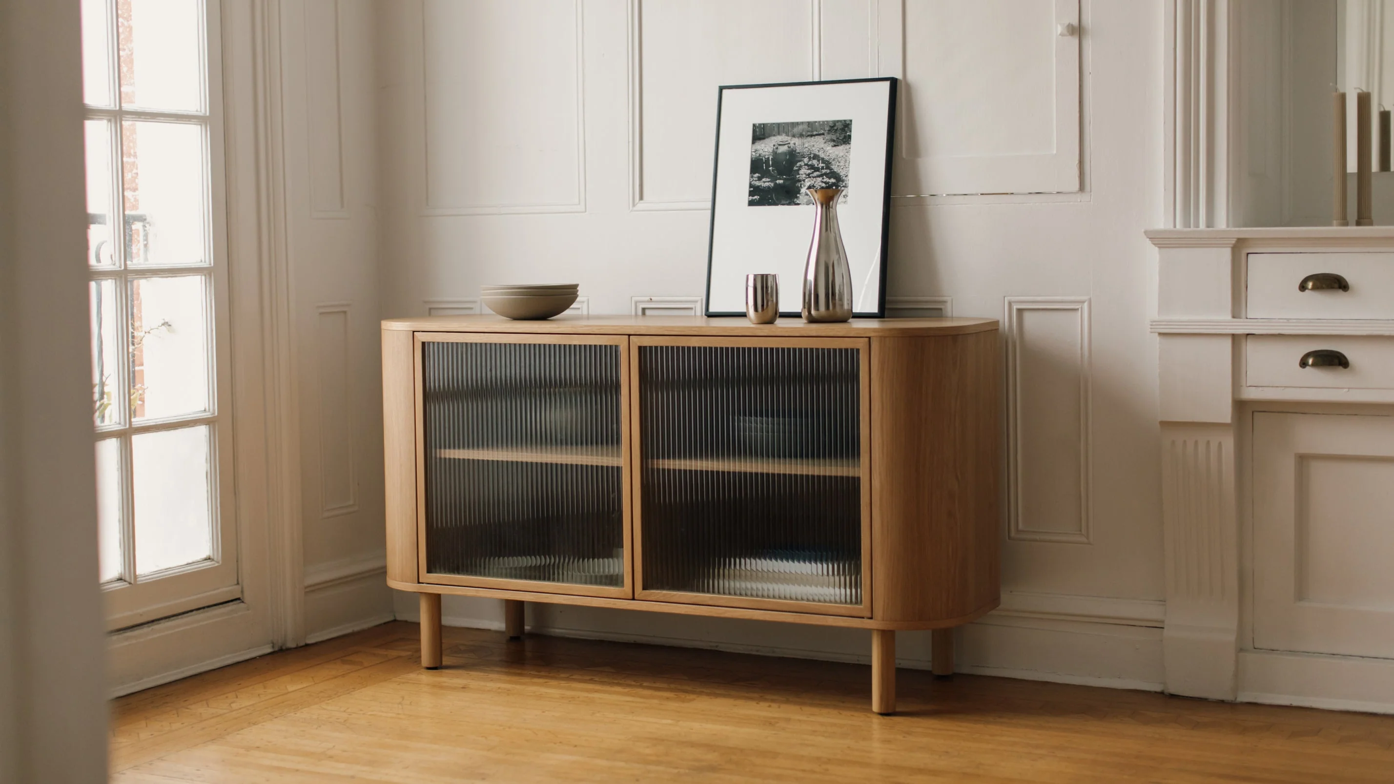 Showcase Sideboard, White Oak - Image 4