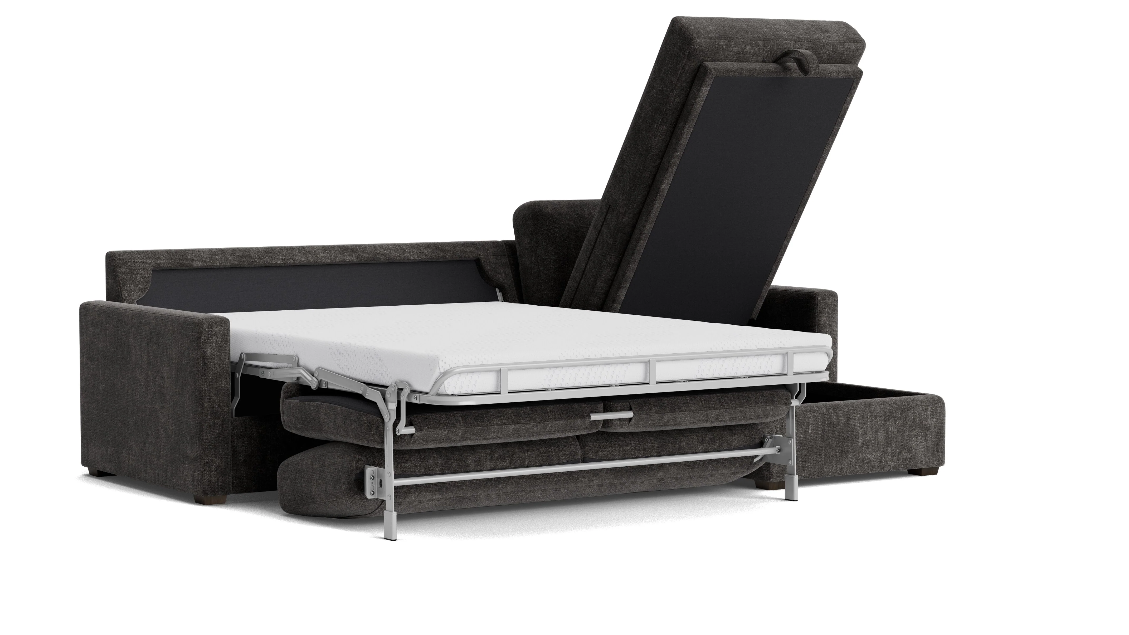 Sleep Over Sofa Bed Sectional (Left or Right), Full, Truffle - Image 5