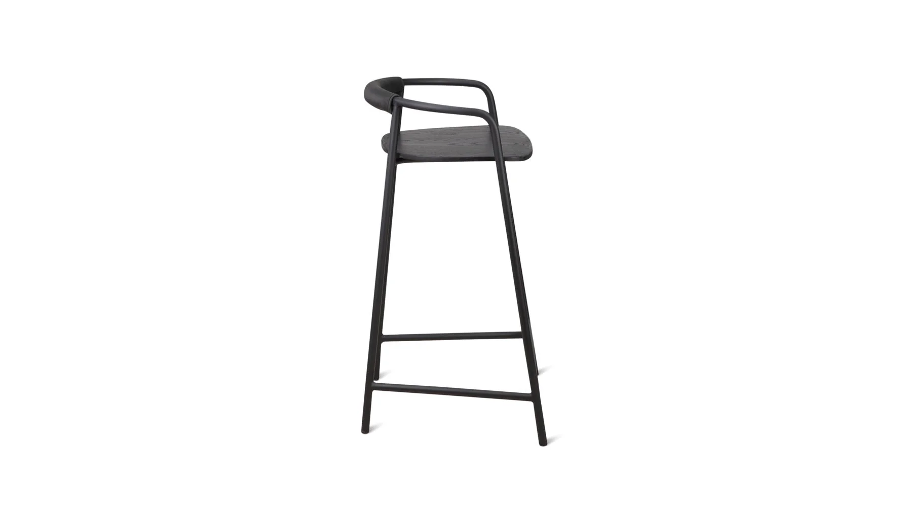 Slow Mornings Stool, Counter, Black/Black Metal - Image 6