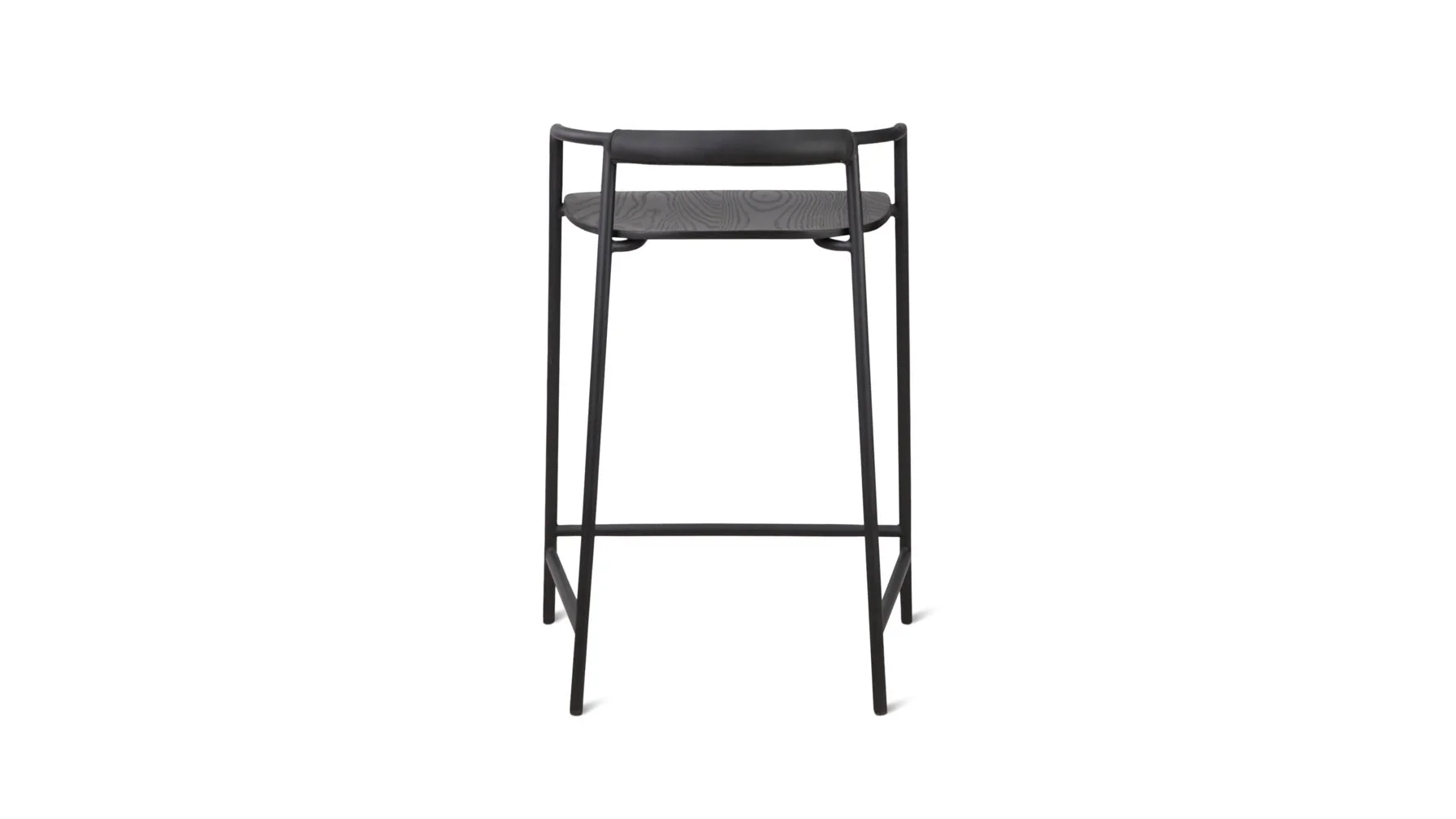 Slow Mornings Stool, Counter, Black/Black Metal - Image 7
