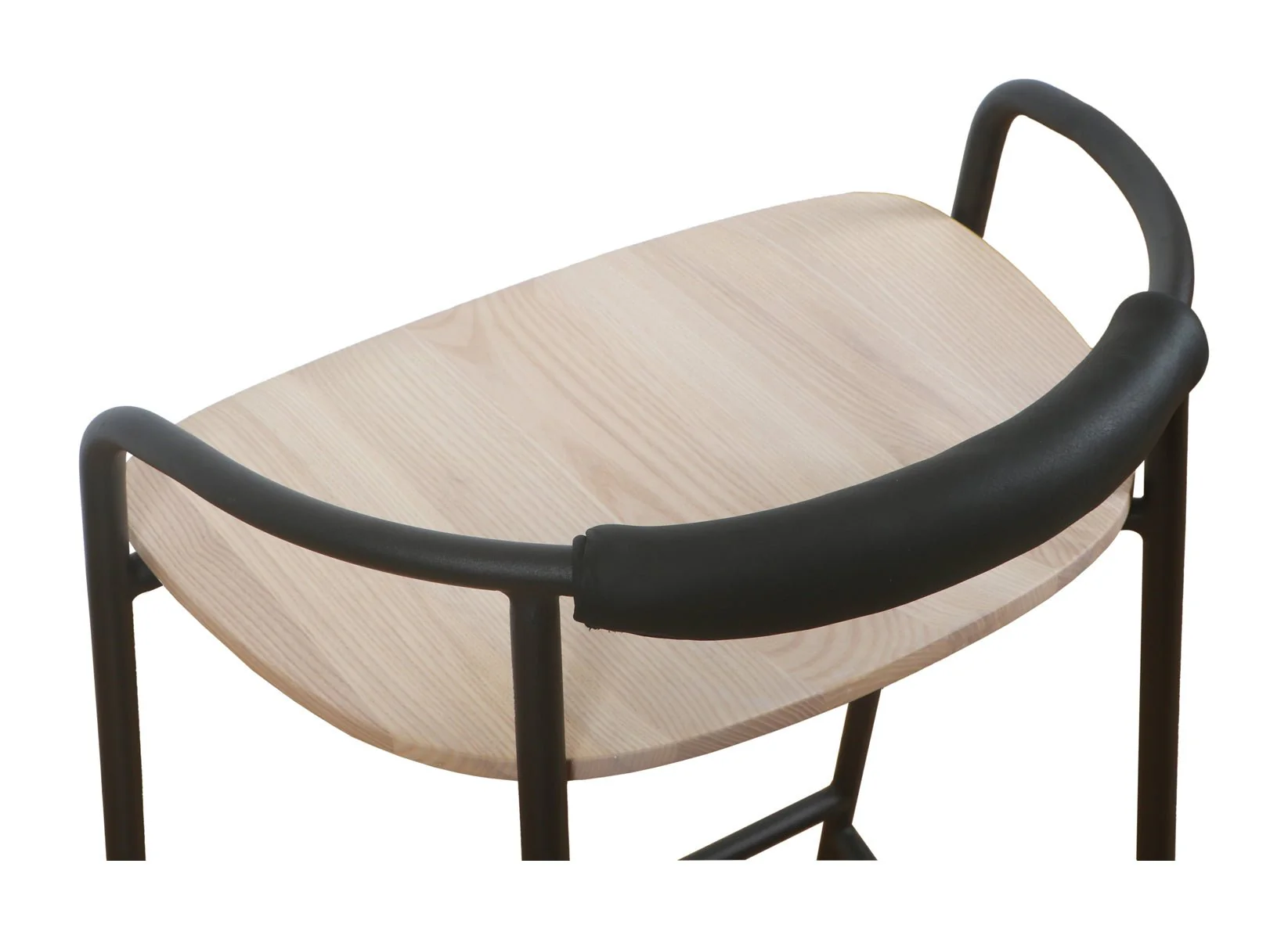 Slow Mornings Stool, Counter, Natural/Black Metal - Image 6