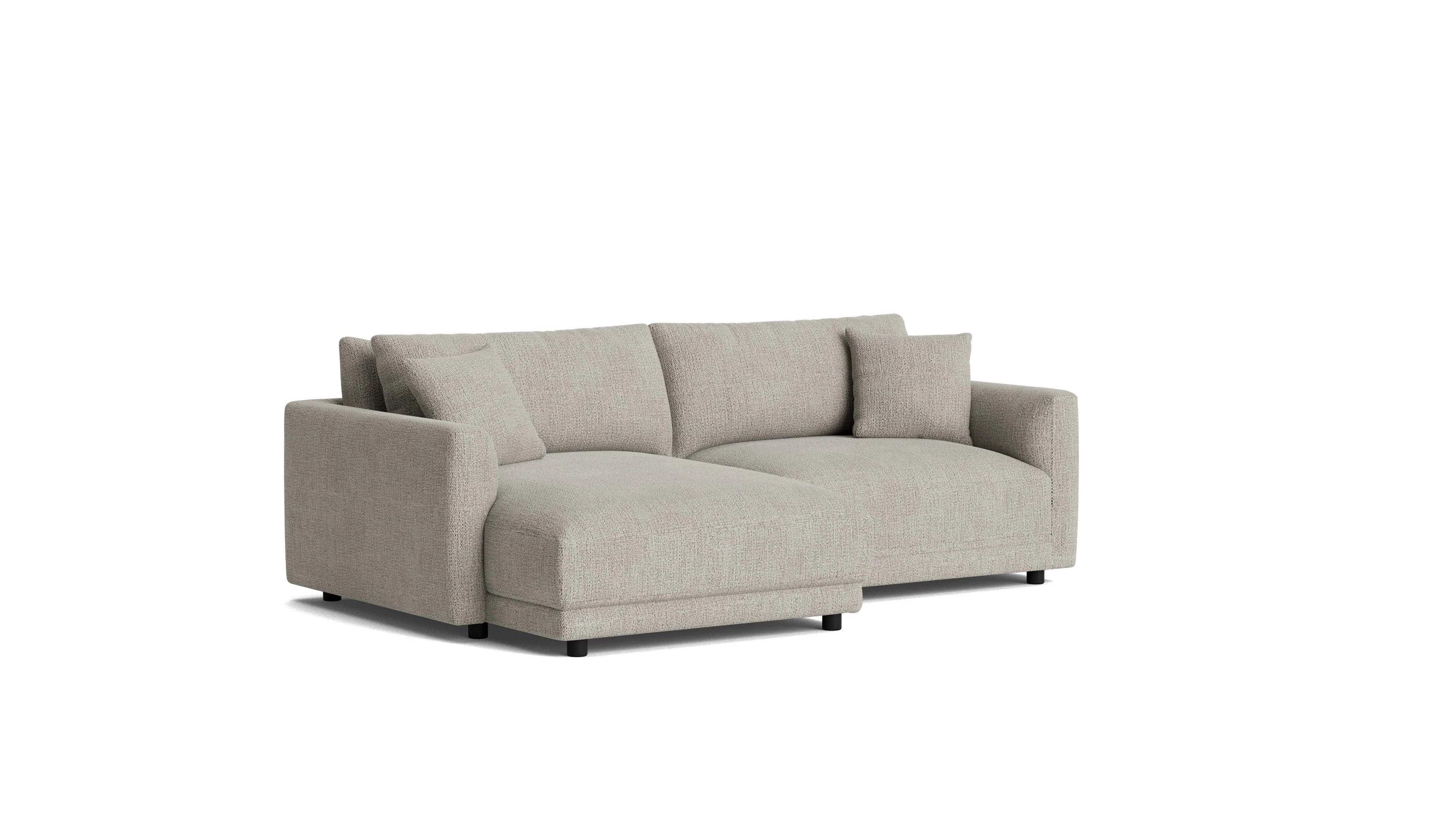 Soft Spot 2-Piece Modular Sectional Left, Oatmeal - Image 3
