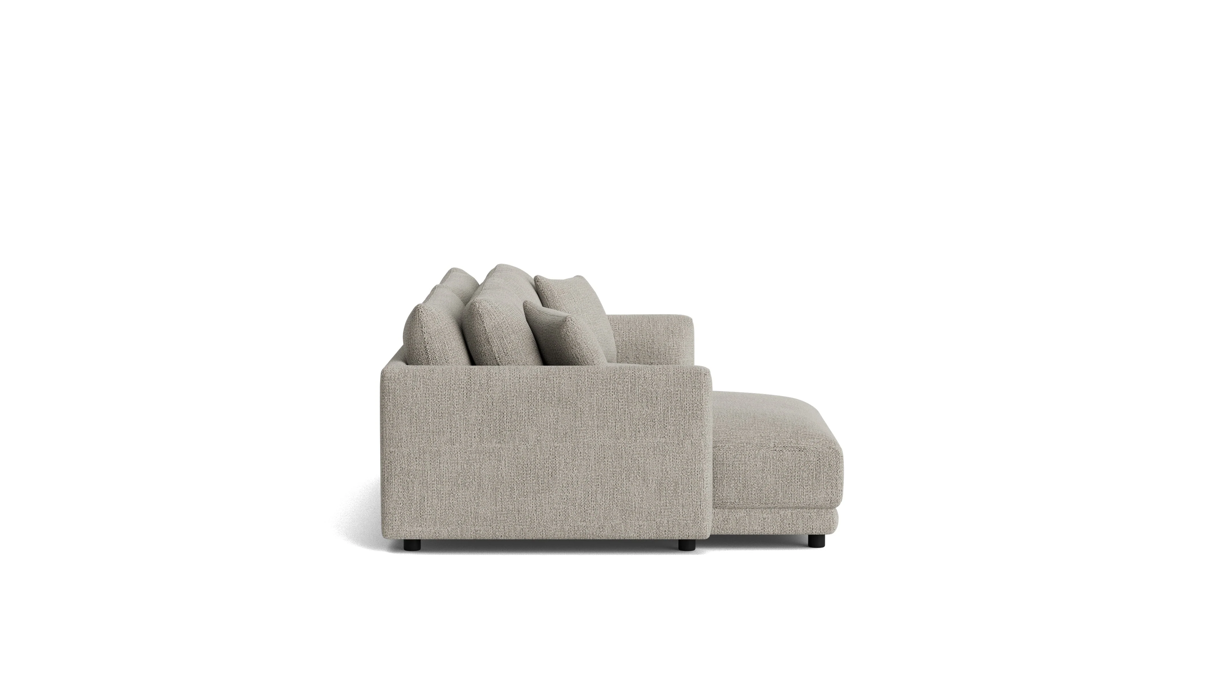 Soft Spot 2-Piece Modular Sectional Left, Oatmeal - Image 4