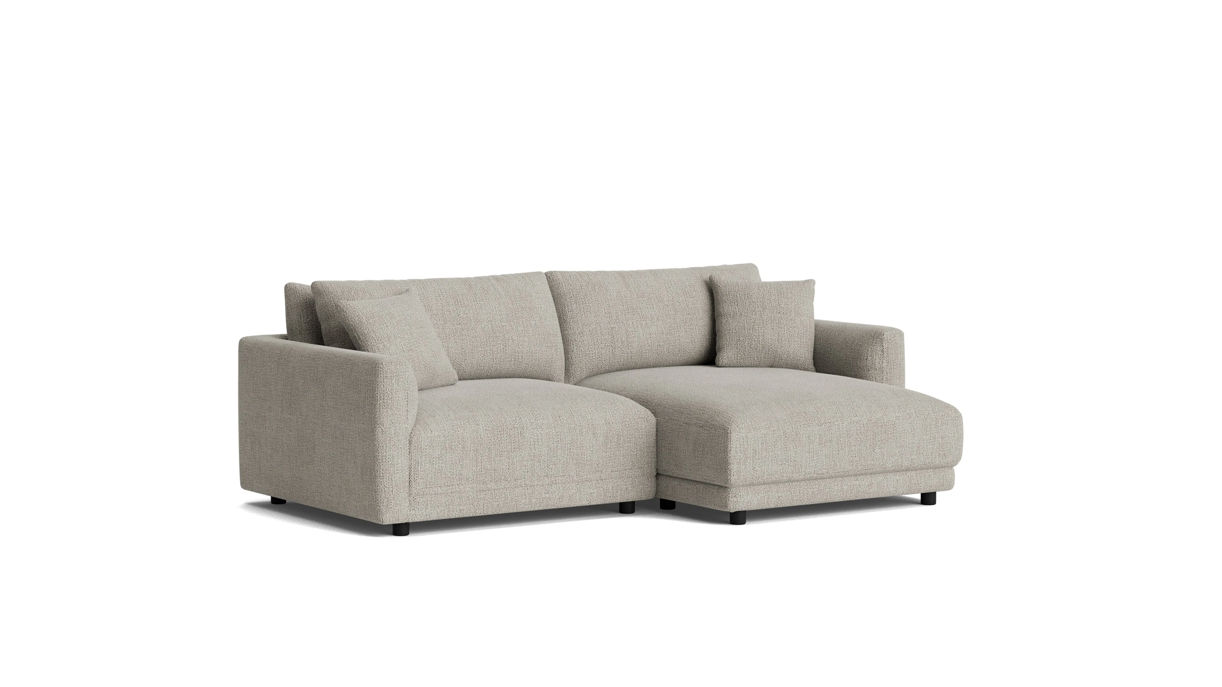 Soft Spot 2-Piece Modular Sectional Right, Oatmeal - Image 3