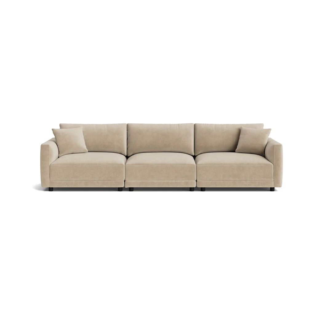 Soft Spot 3-Piece Modular Sofa, Cashew