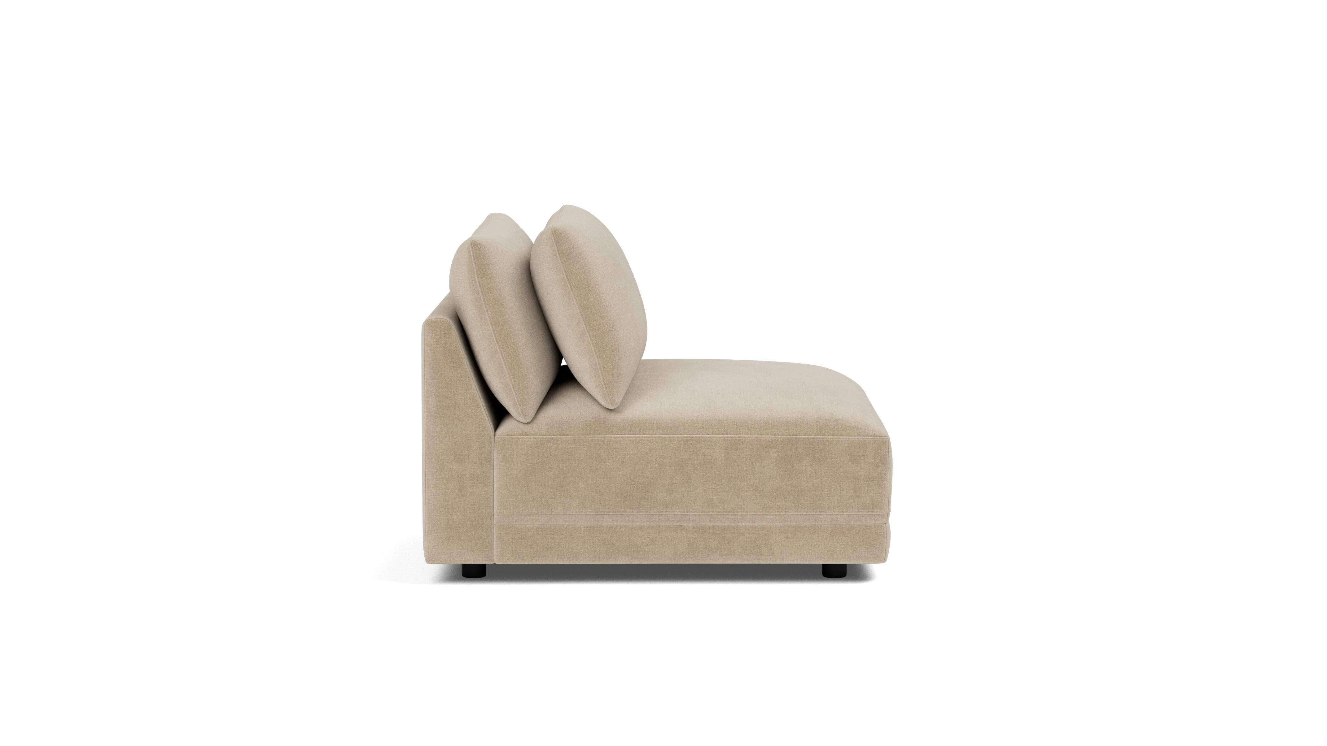 Soft Spot Armless Chair, Cashew - Image 4