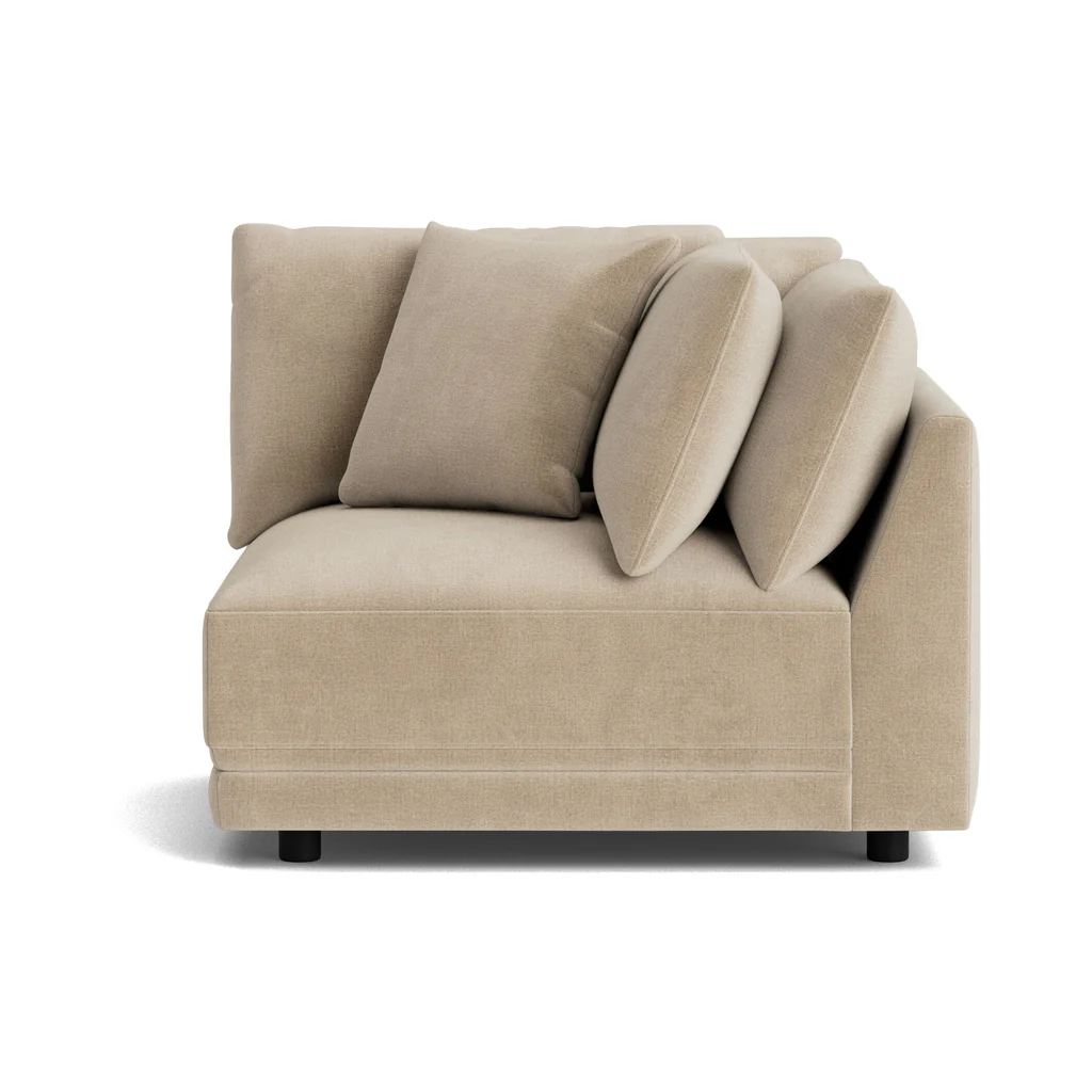 Soft Spot Corner Chair, Cashew